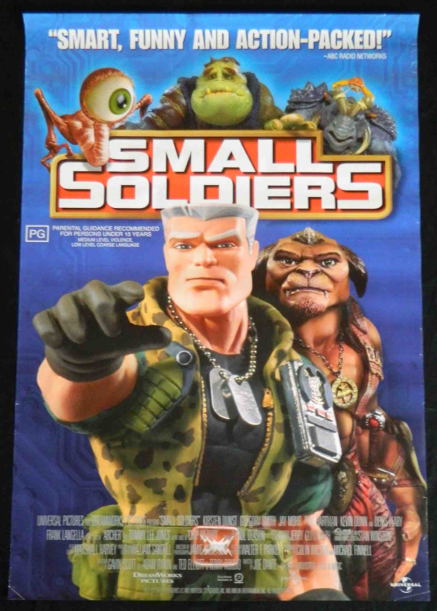 SMALL SOLDIERS  (1998)— Original Australian one sheet movie poster