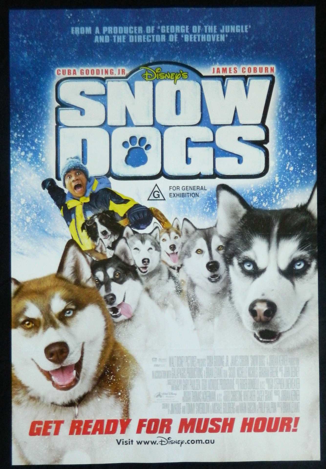 SNOW DOGS (2002)— Original Australian one sheet movie poster.
