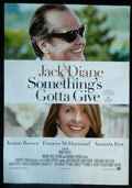 SOMETHINGS GOTTA GIVE (2003)— Original Australian one sheet movie poster.