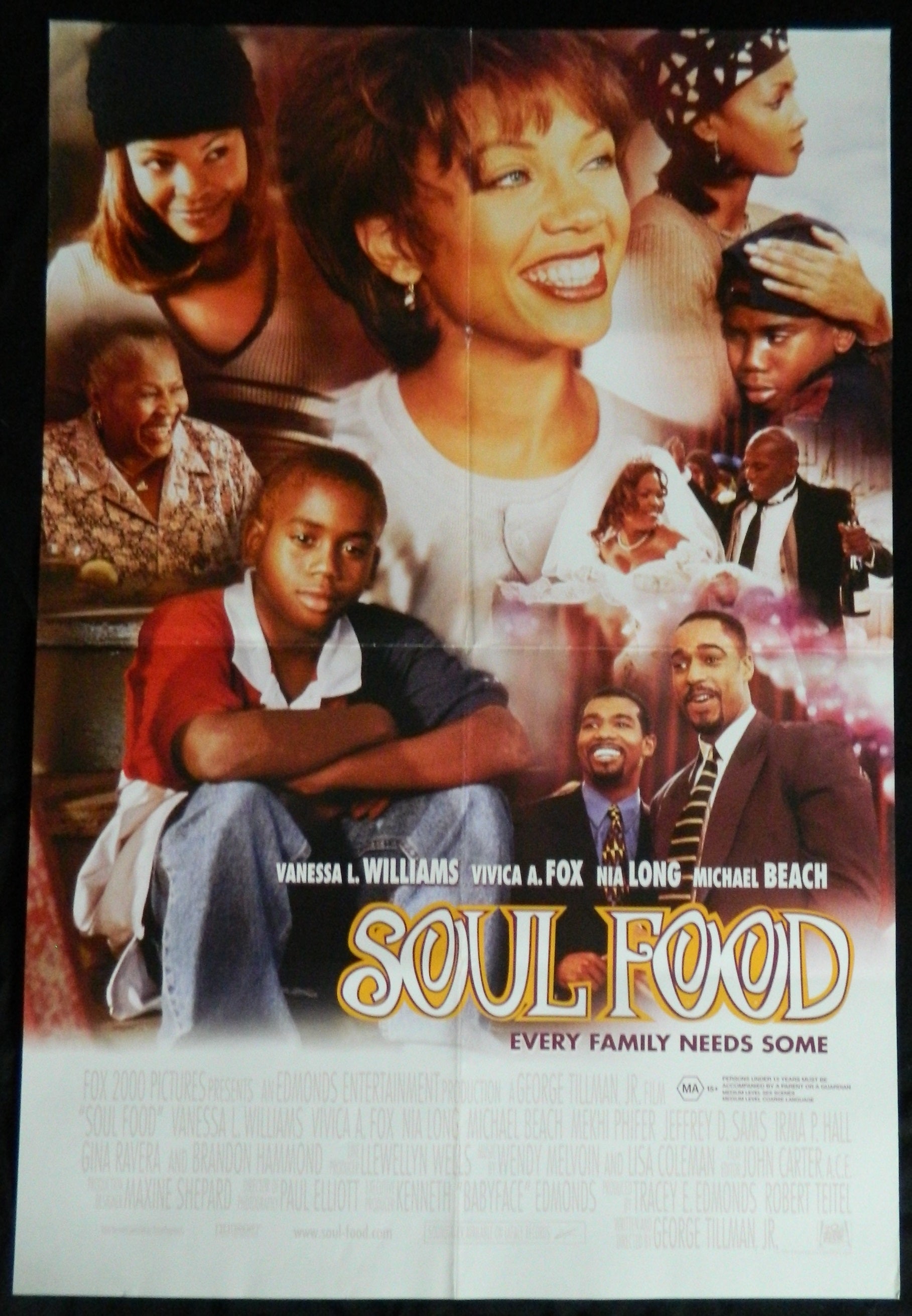 SOUL FOOD (1997)— Original Australian one sheet movie poster.
