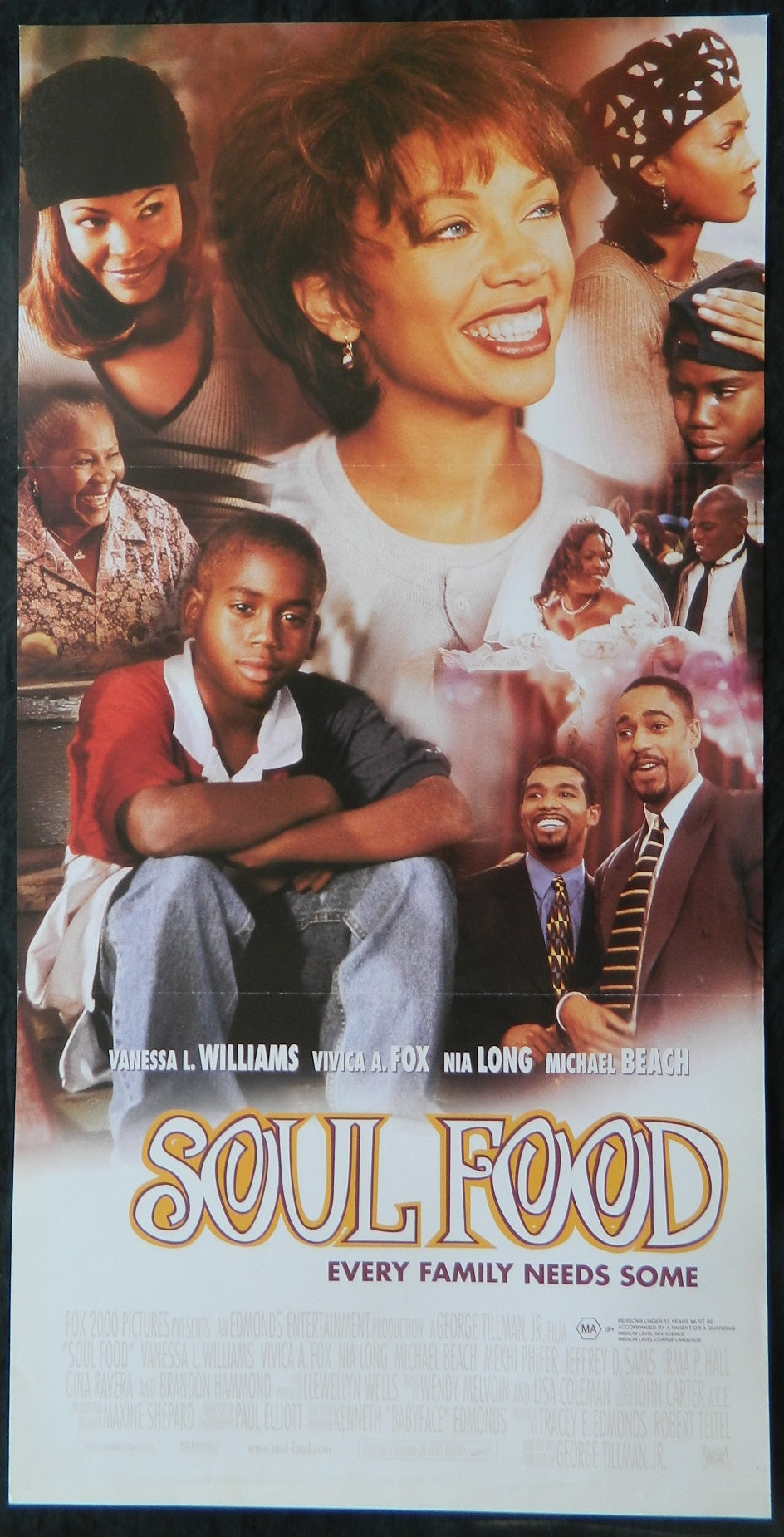 SOUL FOOD  (1997) — Original Australian daybill movie poster