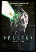 SPECIES (1995)— Original Australian one sheet movie poster