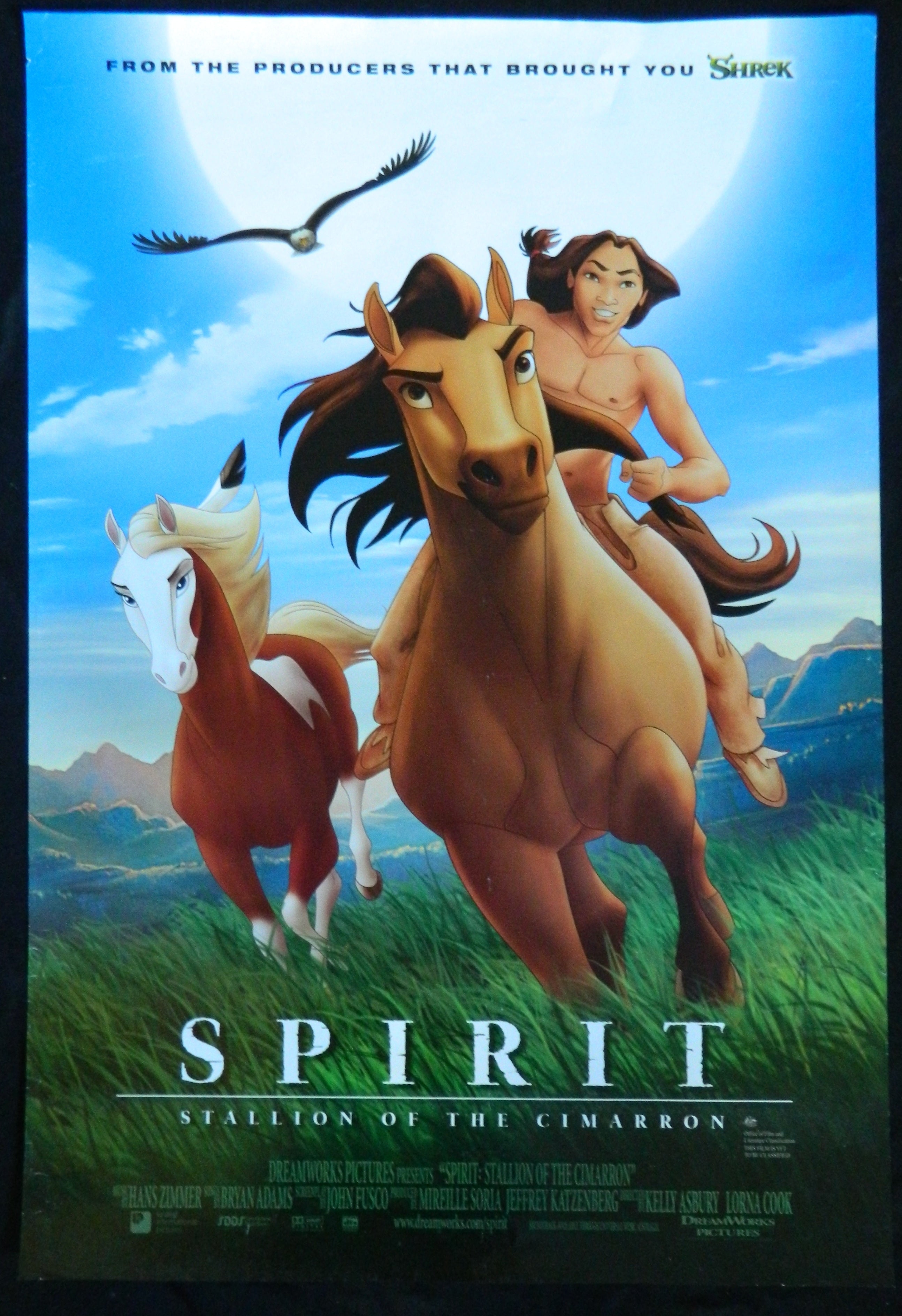 SPIRIT STALLION OF THE CIMARRON  (2002)— Original Australian one sheet movie poster