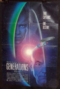 STAR TREK GENERATIONS (1994) — Original Australian one sheet movie poster