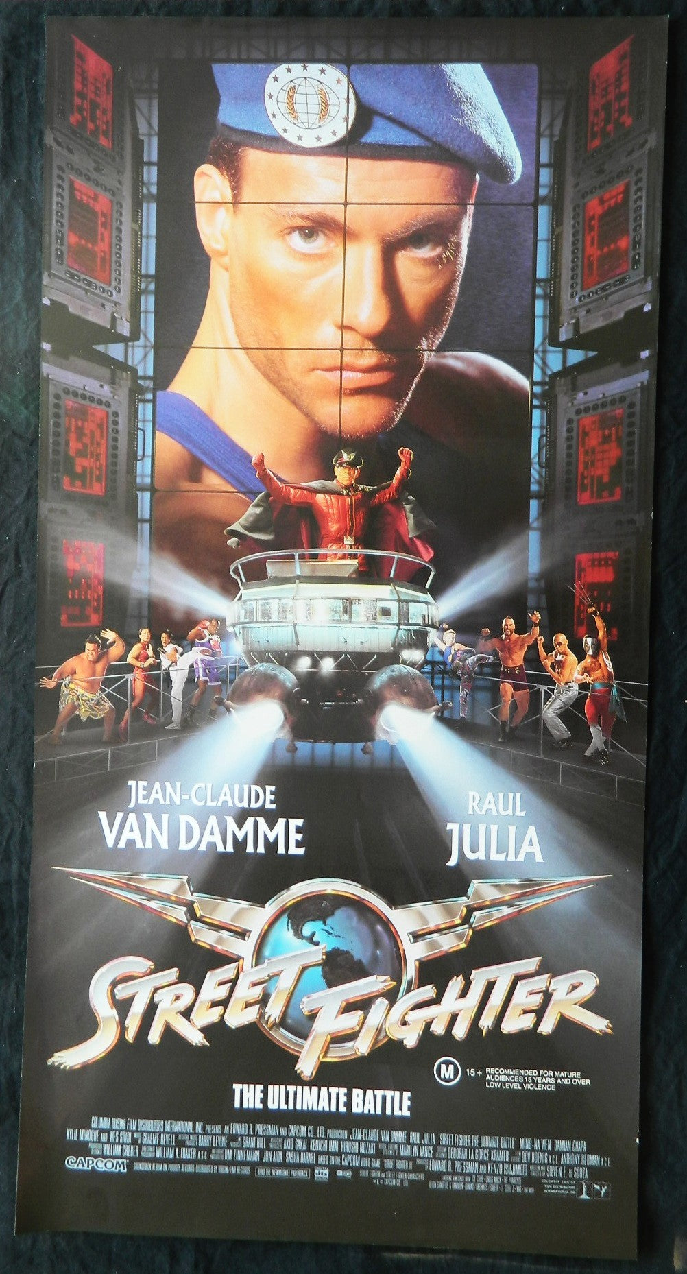 STREET FIGHTER (1995) — Original Australian daybill movie poster