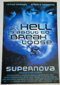 SUPERNOVA (2000)— Original Australian one sheet movie poster.