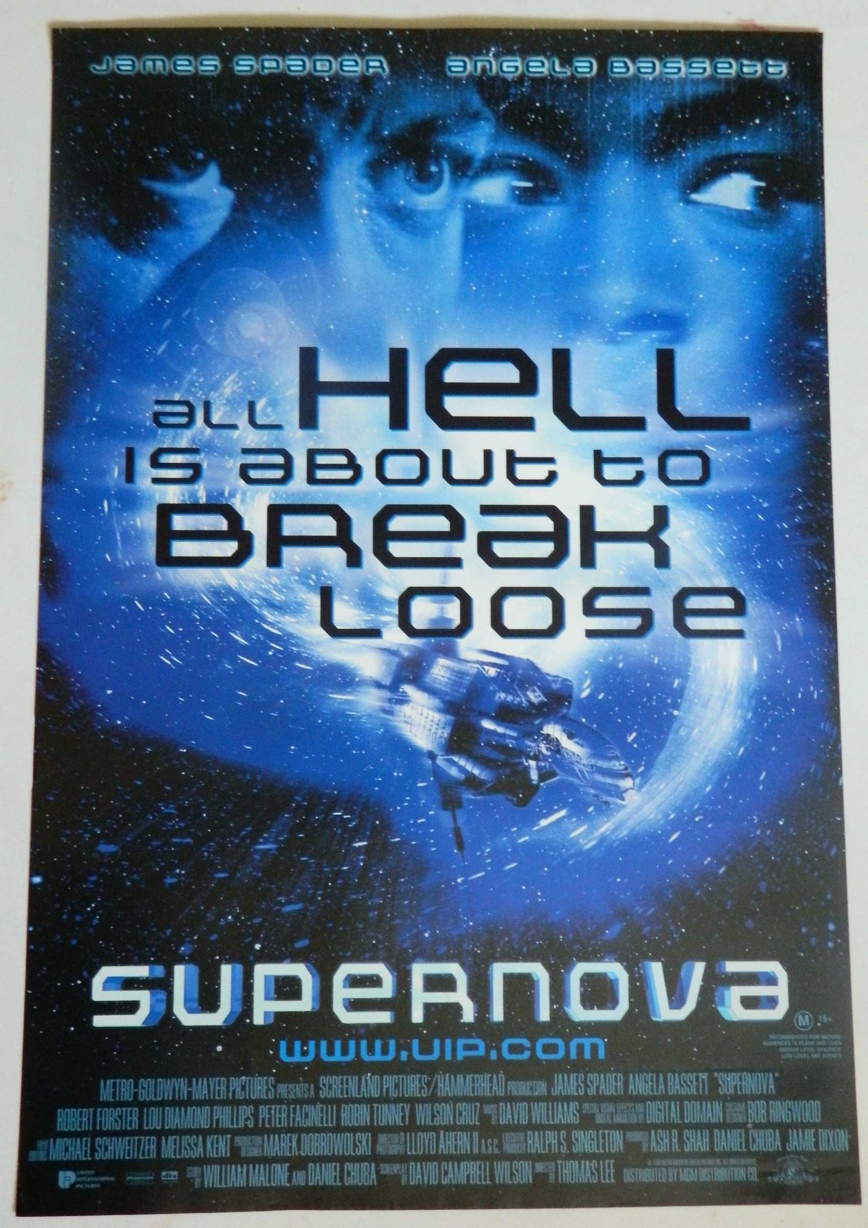 SUPERNOVA (2000)— Original Australian one sheet movie poster.