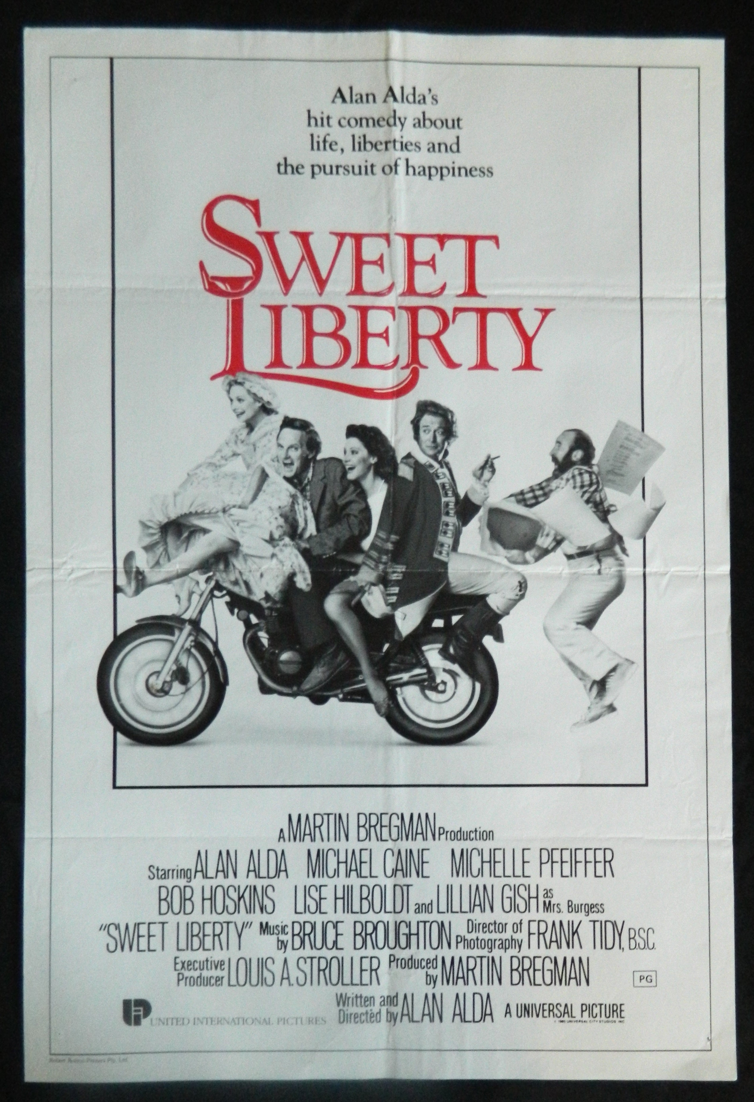 SWEET LIBERTY (1985)— Original Australian one sheet movie poster