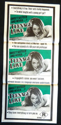 TEENAGE LOVE  (1970) — Original Australian daybill movie poster