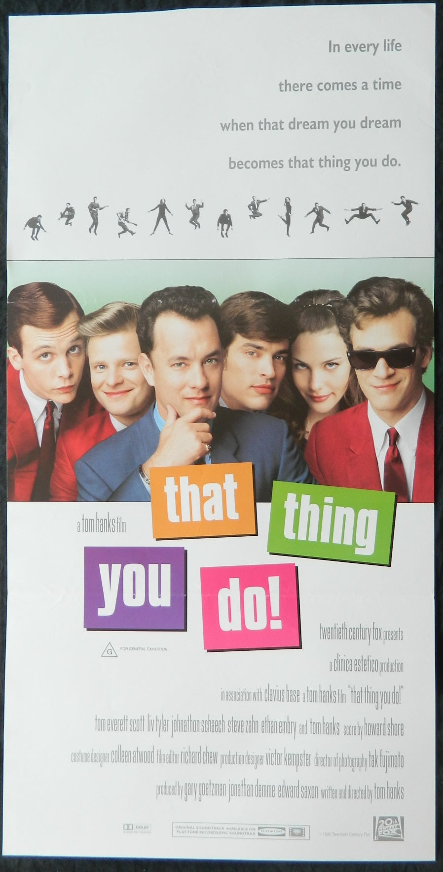 THAT THING THAT YOU DO (1996) — Original Australian daybill movie poster
