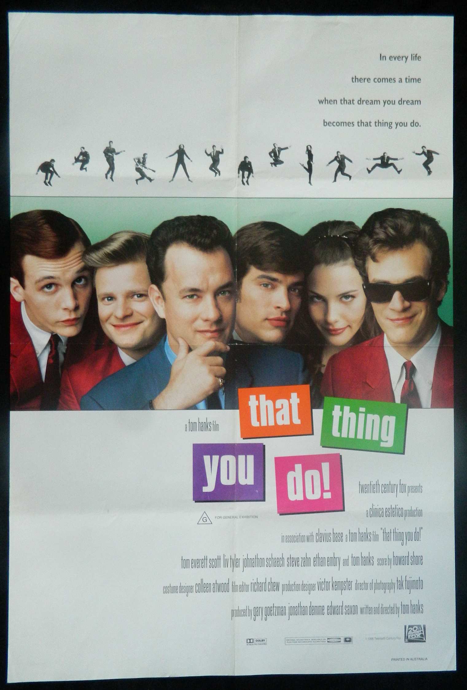 THAT THING THAT YOU DO (1996) — Original Australian one sheet movie poster