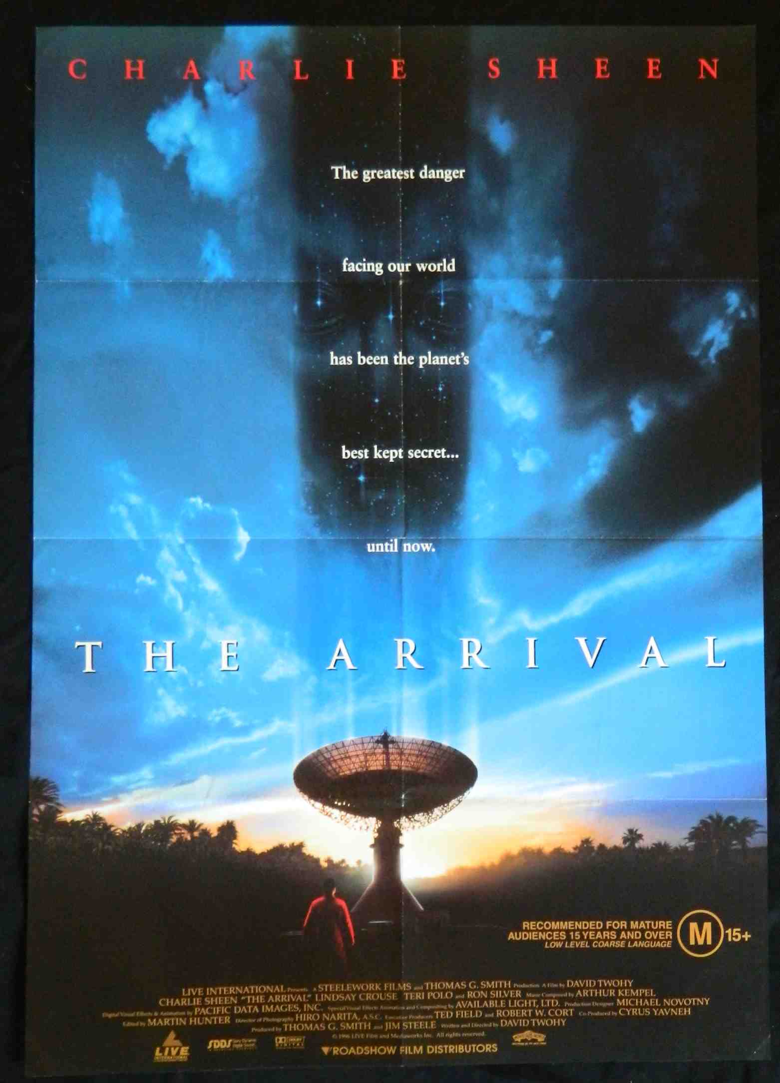 THE ARRIVAL (1996)— Original Australian one sheet movie poster