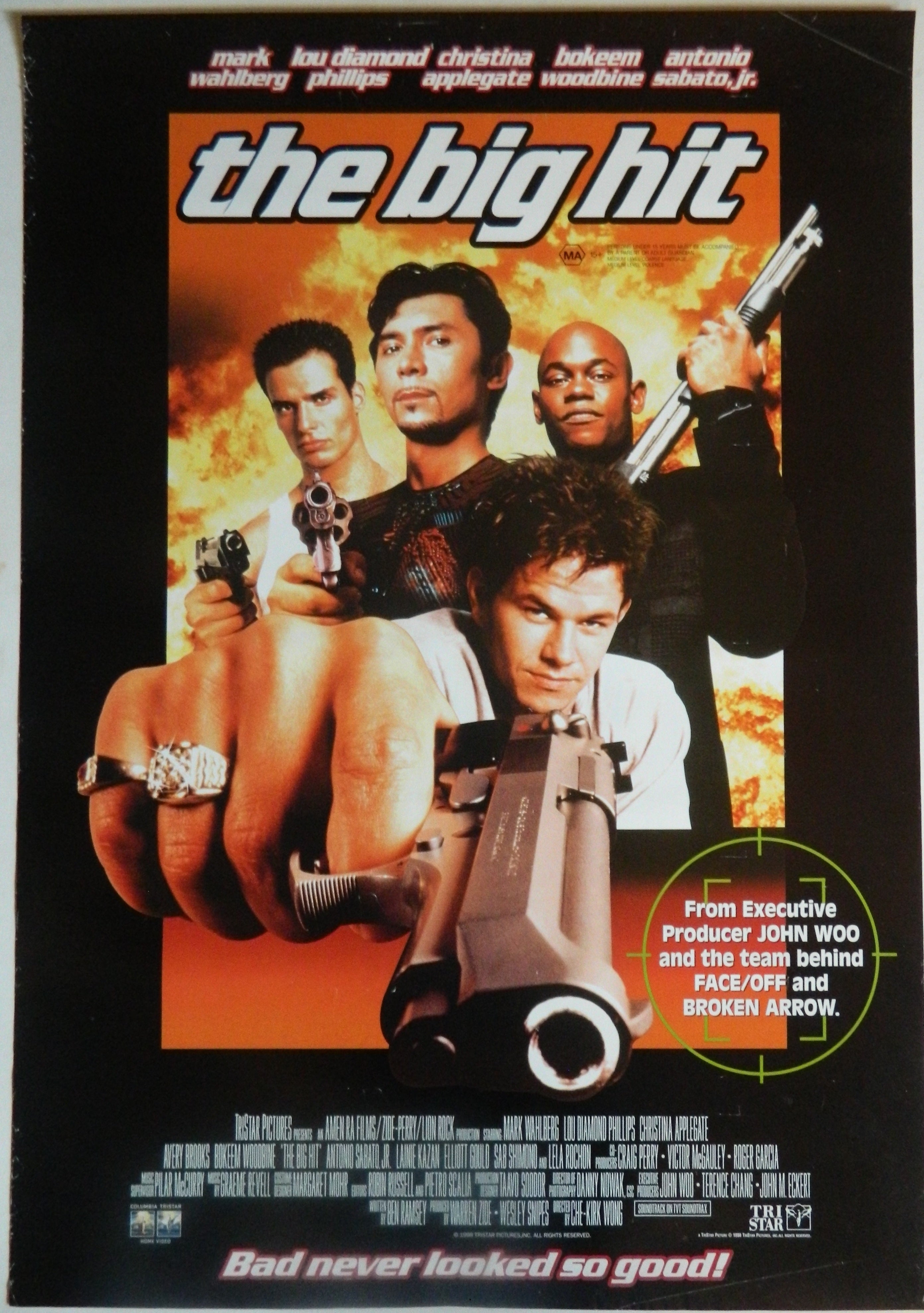 THE BIG HIT (1998)— Original Australian one sheet movie poster.