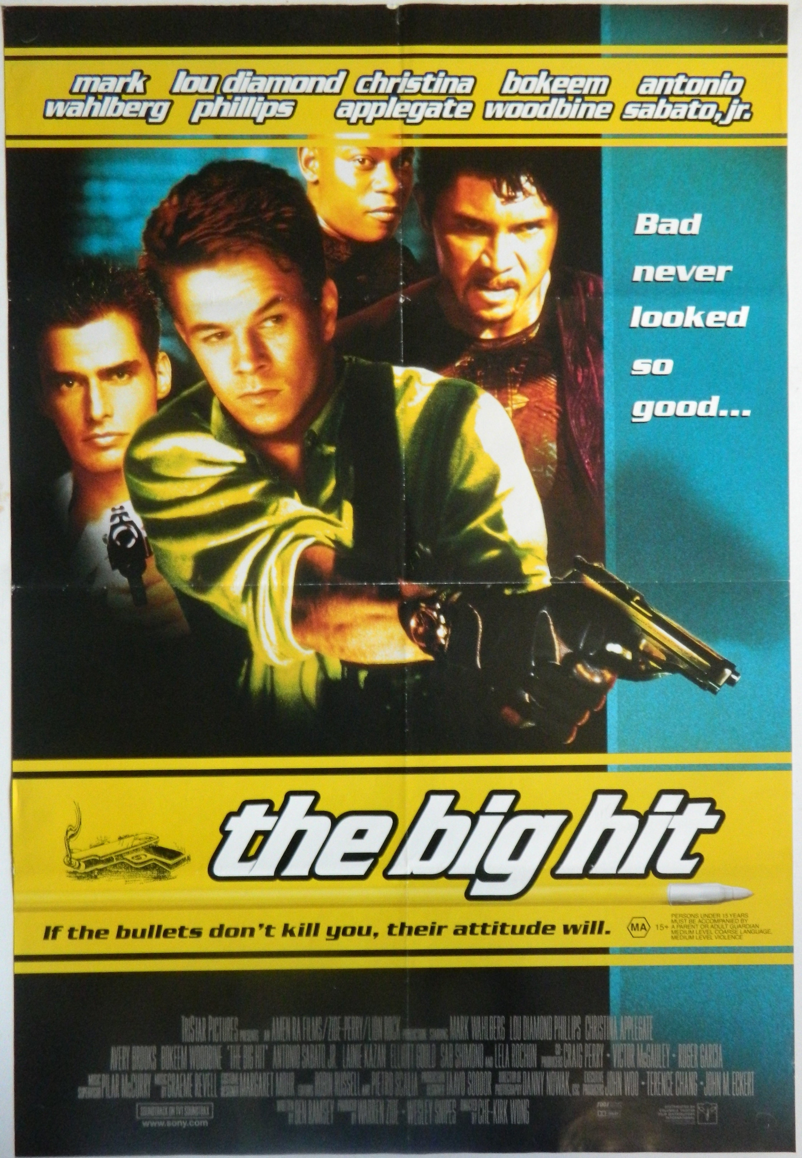 THE BIG HIT (1998)— Original Australian one sheet movie poster.