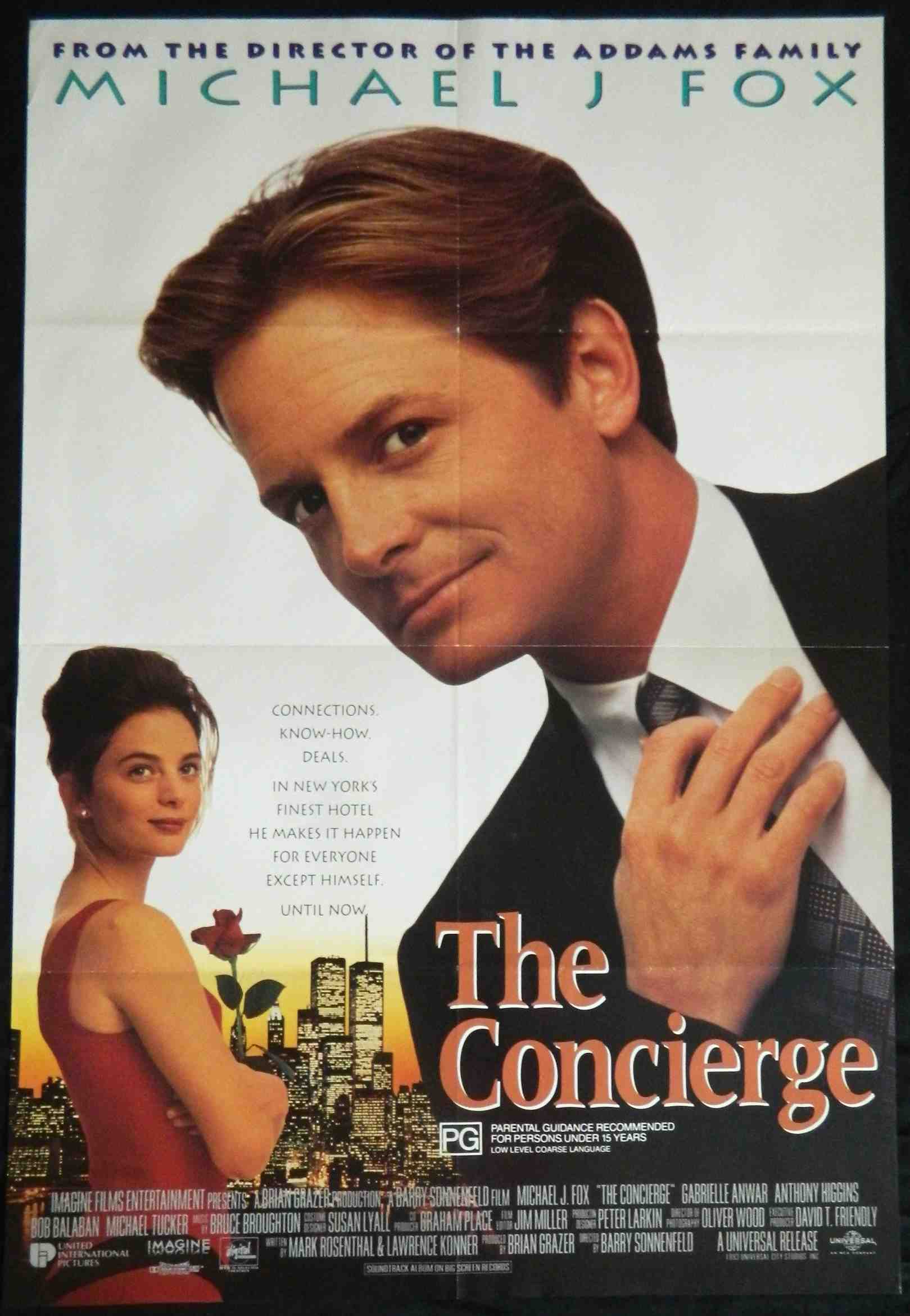 THE CONCIERGE  (1993)— Original Australian one sheet movie poster.