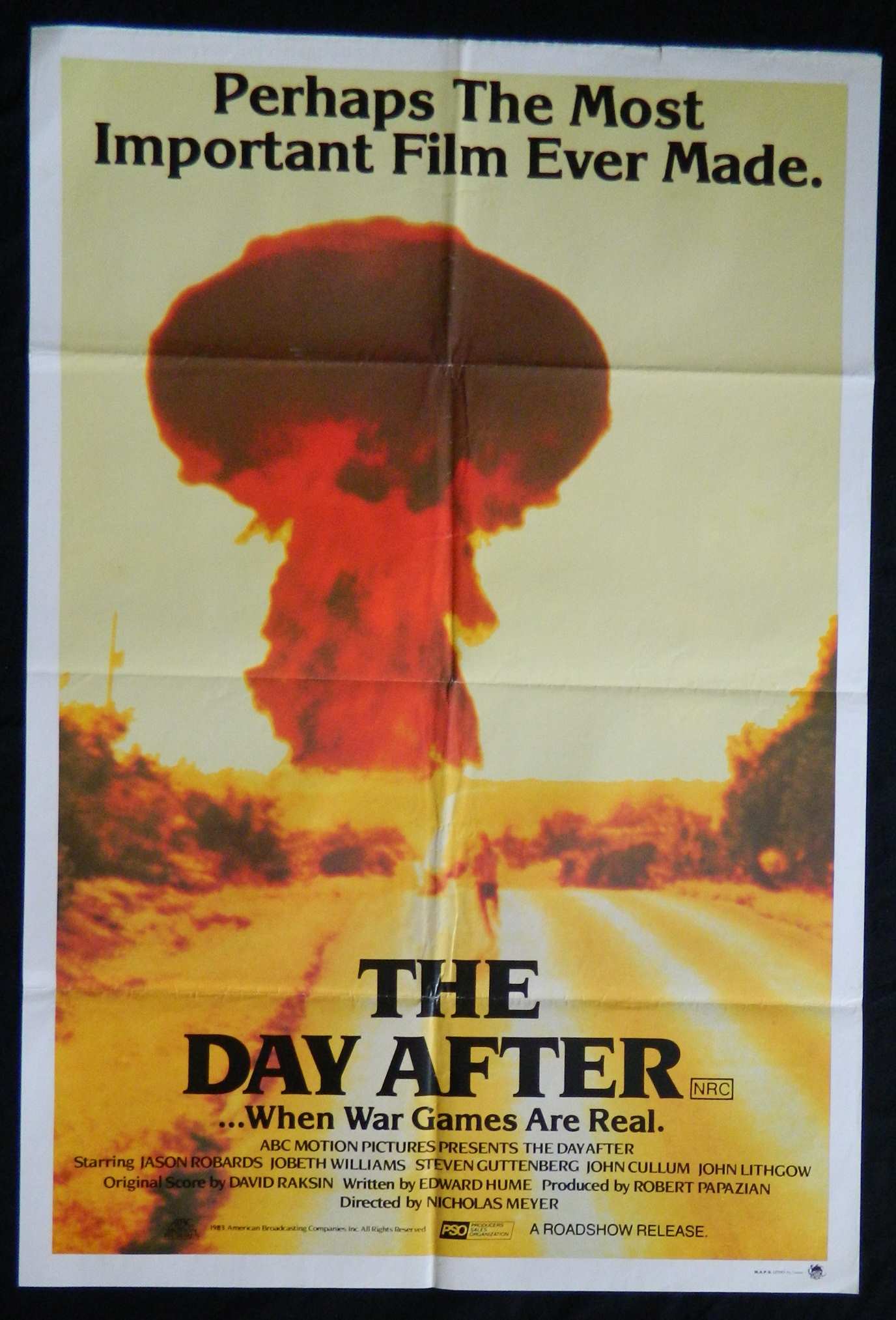 THE DAY AFTER  (1983)— Original Australian one sheet movie poster.