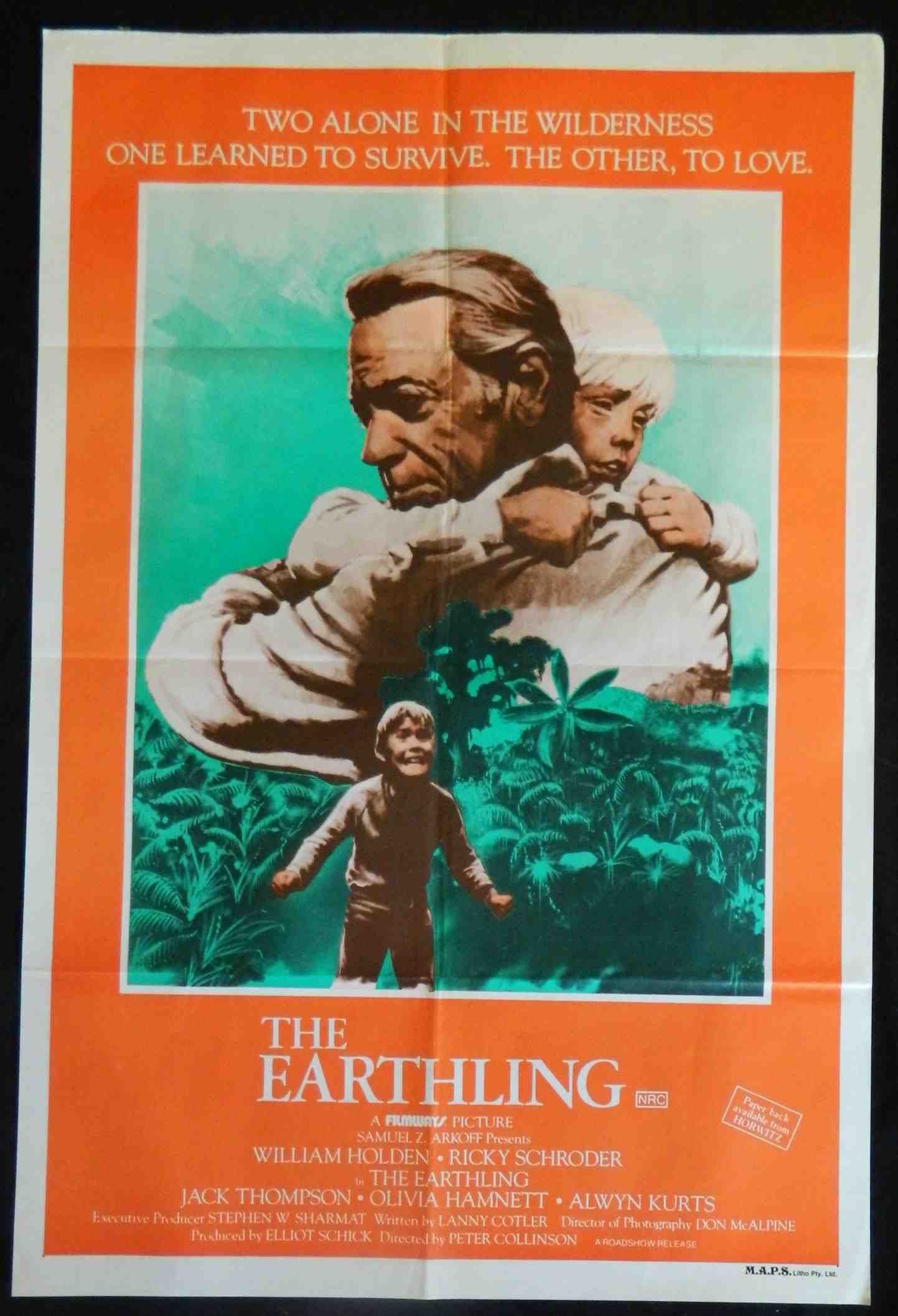 THE EARTHLING (1981)— Original Australian one sheet movie poster