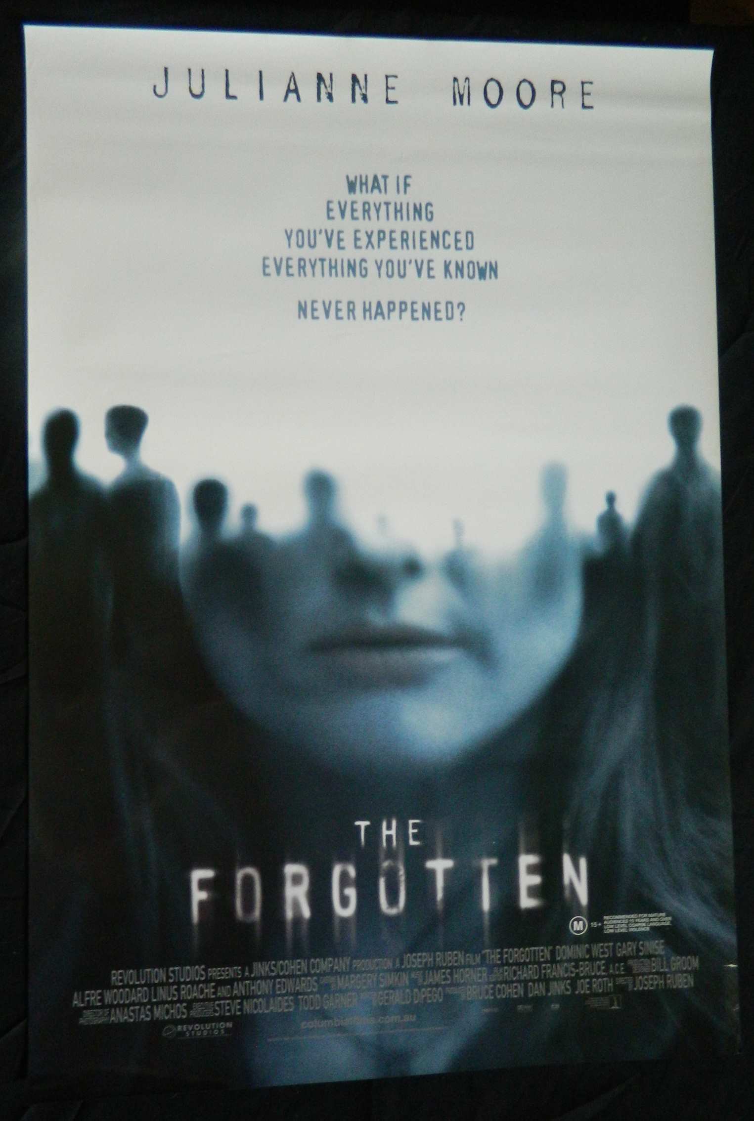 THE FORGOTTEN  (2004)— Original Australian one sheet movie poster.