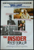 THE INSIDER (1999)— Original Australian one sheet movie poster