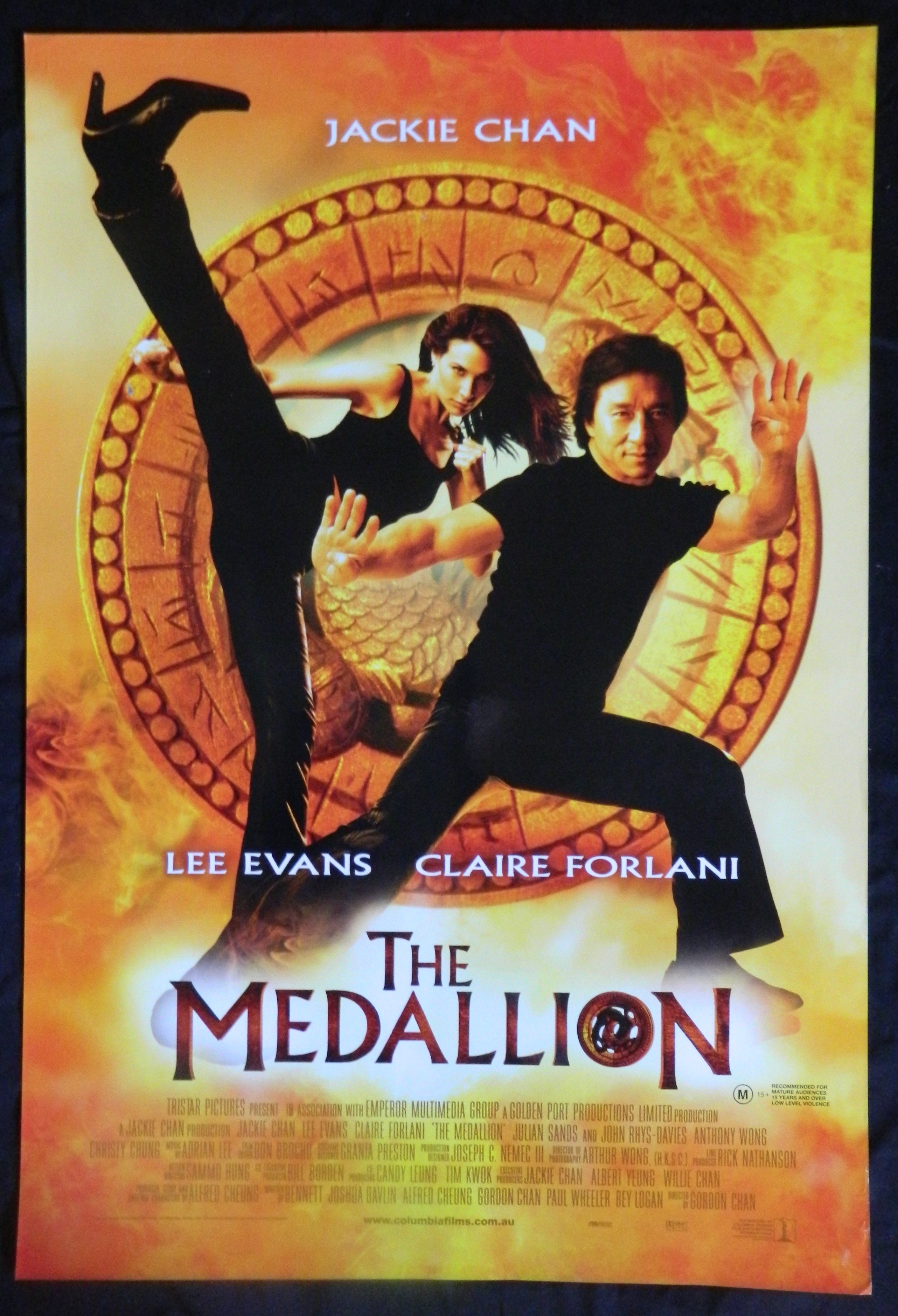 THE MEDALLION (2003)— Original Australian one sheet movie poster
