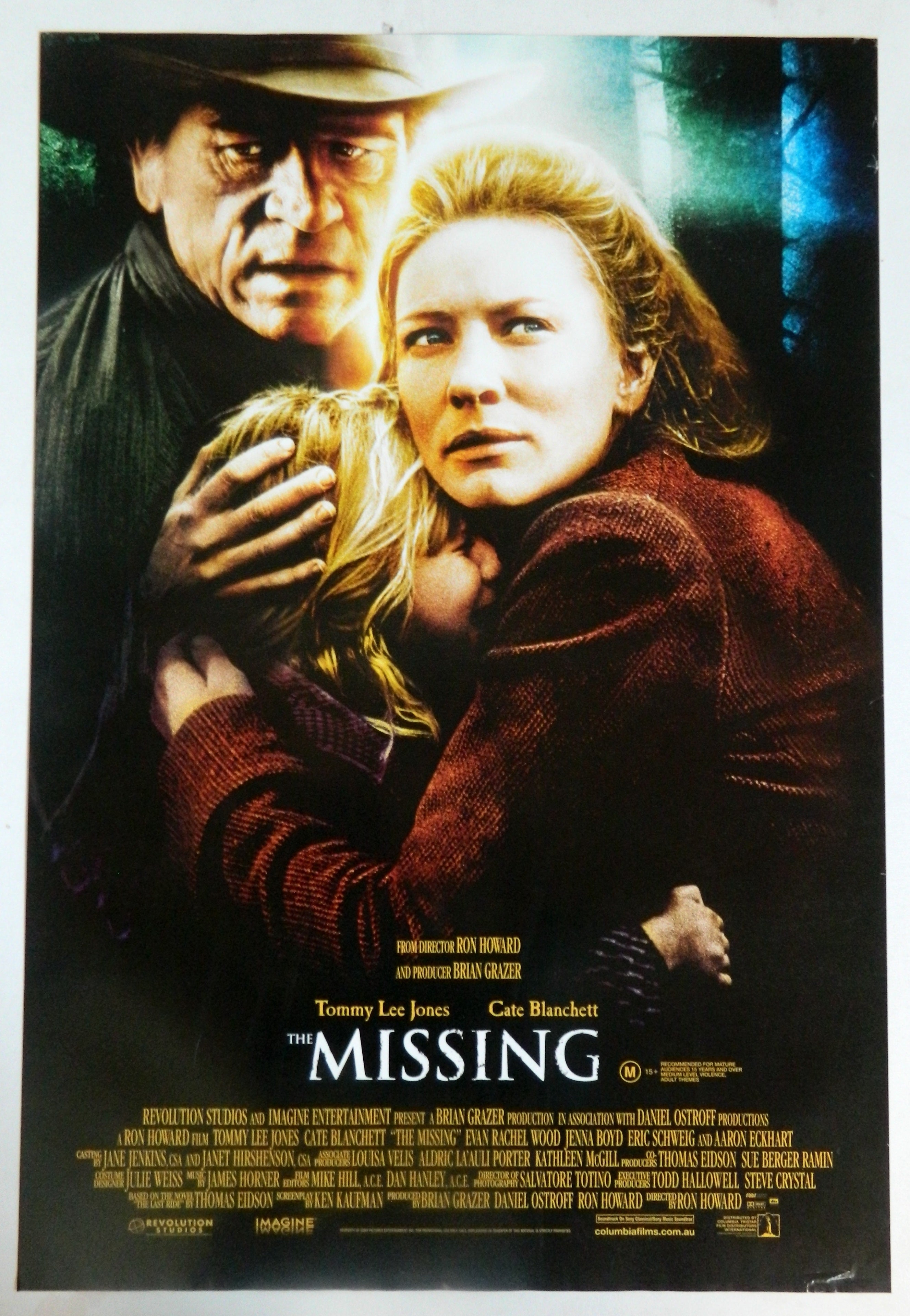 THE MISSING (2003)— Original Australian one sheet movie poster.