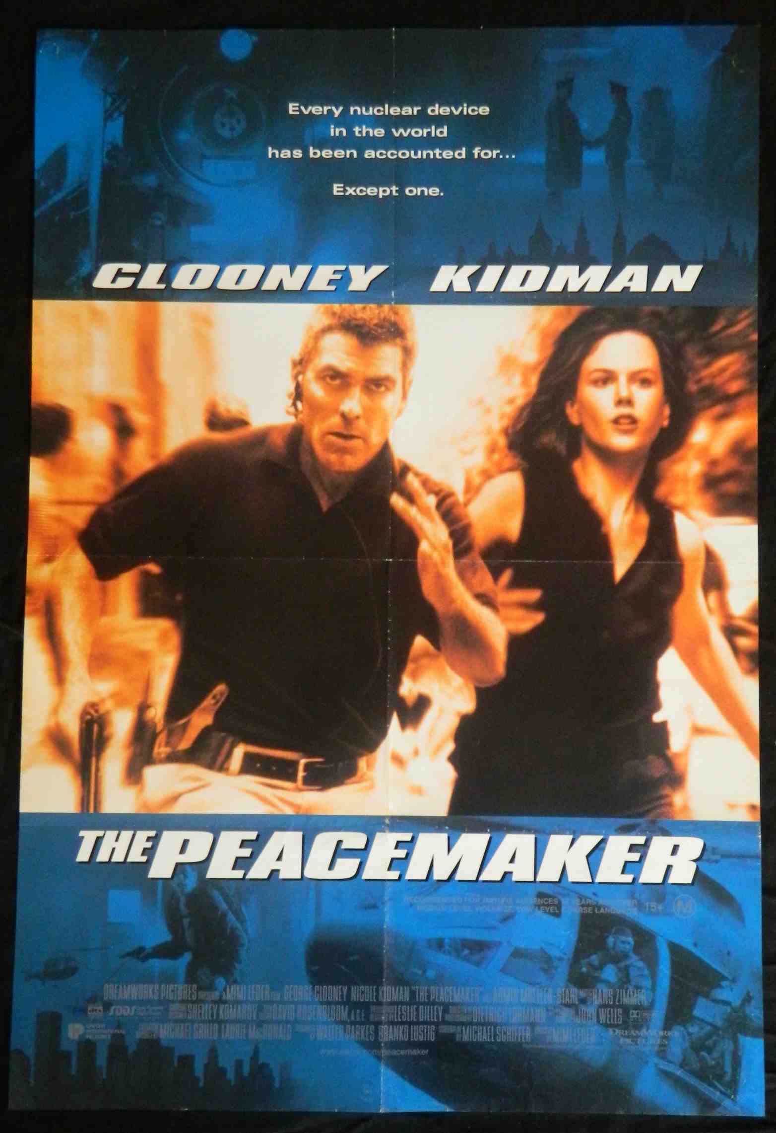 THE PEACEMAKER (1997)— Original Australian one sheet movie poster.