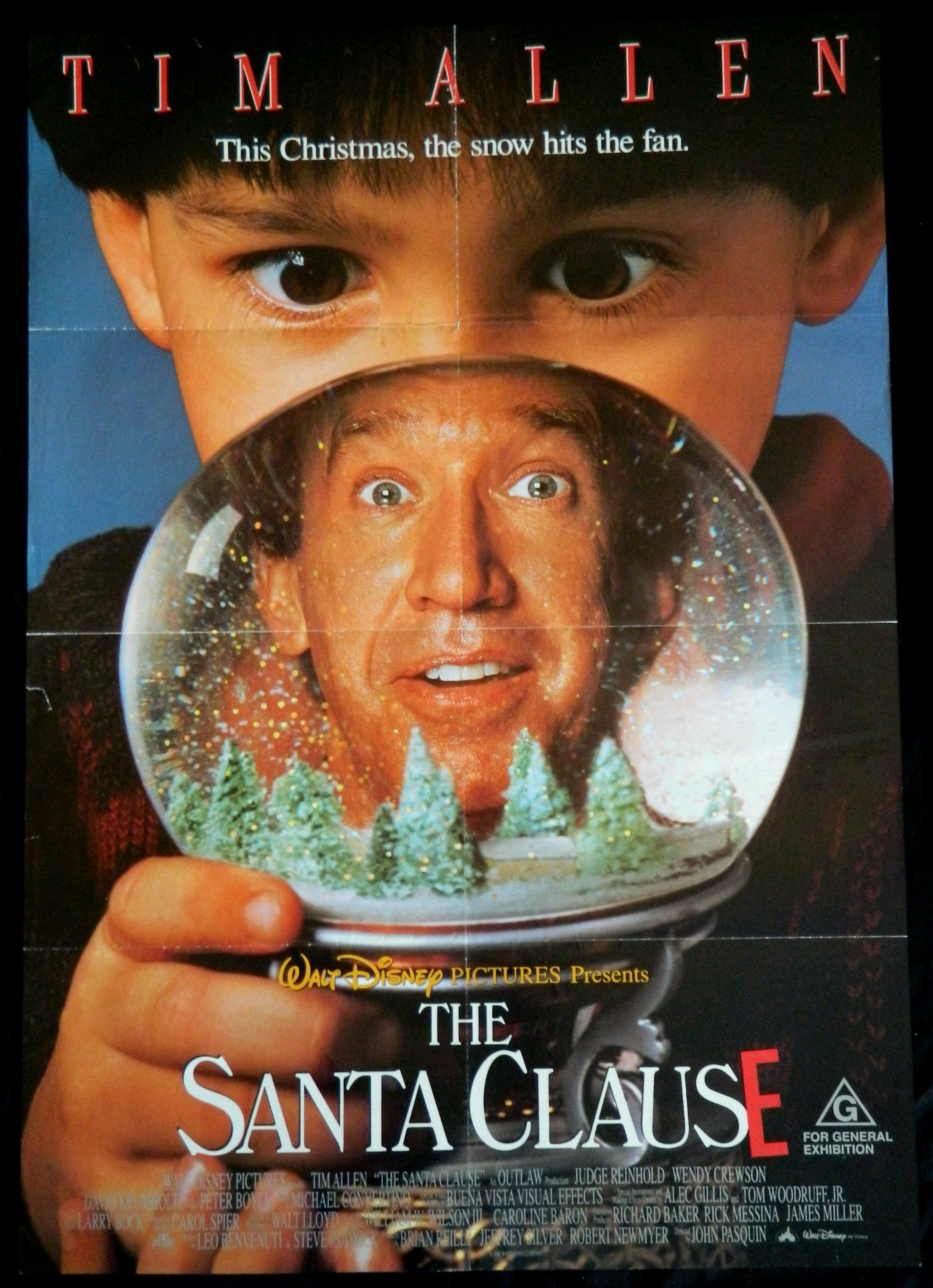 THE SANTA CLAUSE (1985)— Original Australian one sheet movie poster.