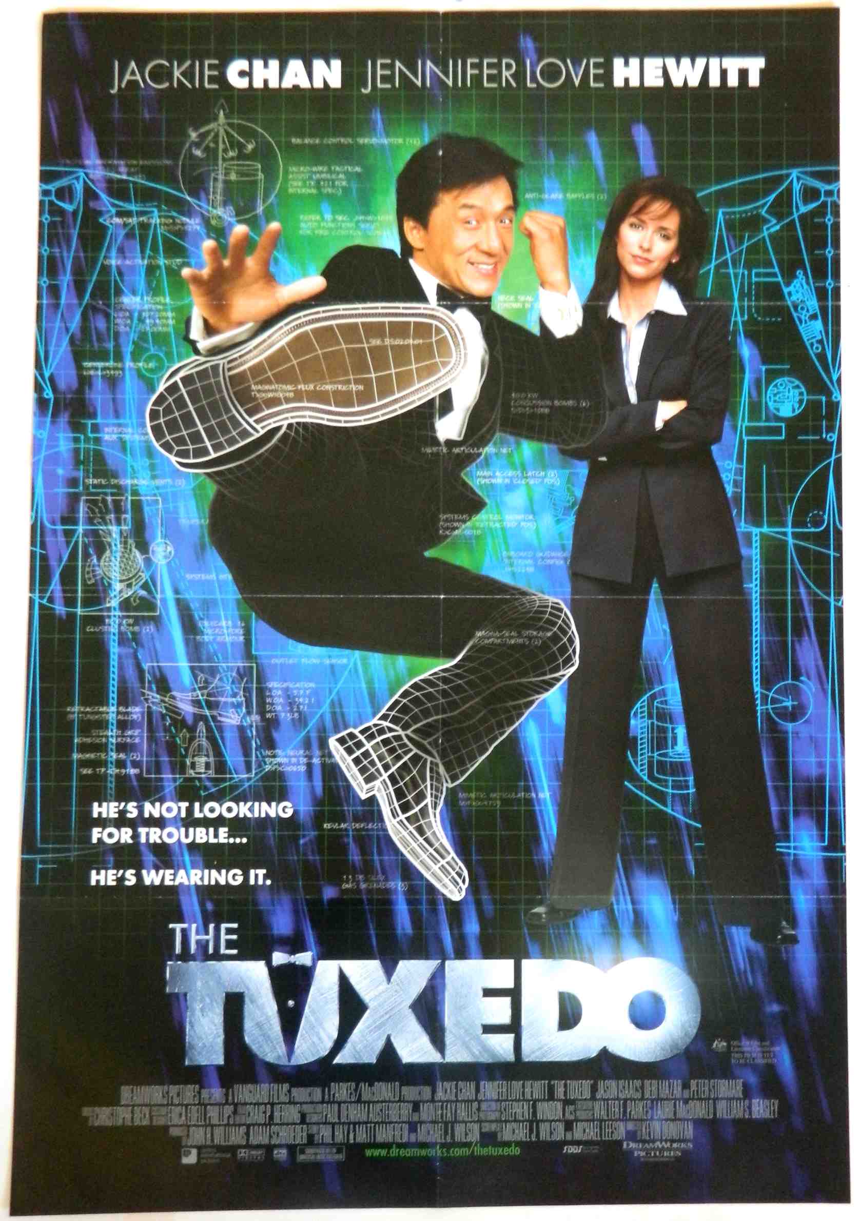THE TUXEDO (2002)— Original Australian one sheet movie poster.