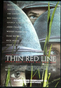 THIN RED LINE (1998)— Original Australian one sheet movie poster