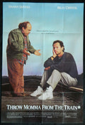 THROW MOMMA FROM THE TRAIN (1987)— Original Australian one sheet movie poster