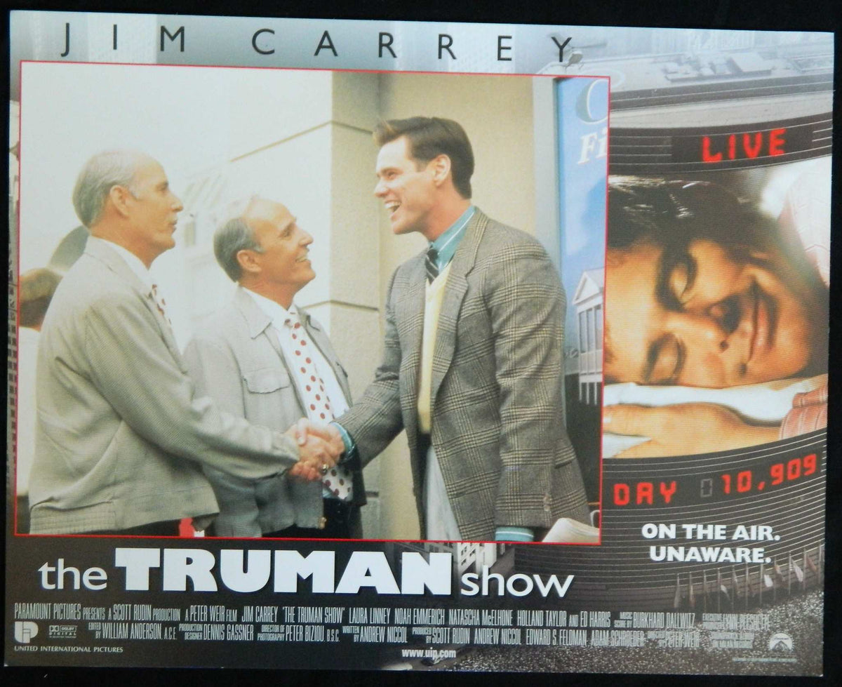 THE TRUMAN SHOW (3) (1998) — Original Australian Lobby Card
