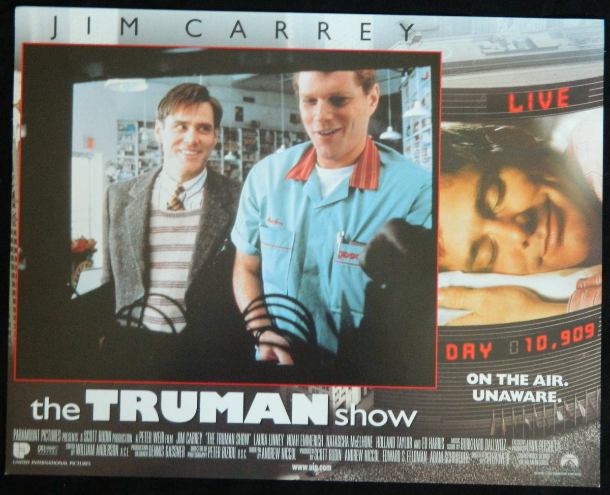THE TRUMAN SHOW (4) (1998) — Original Australian Lobby Card