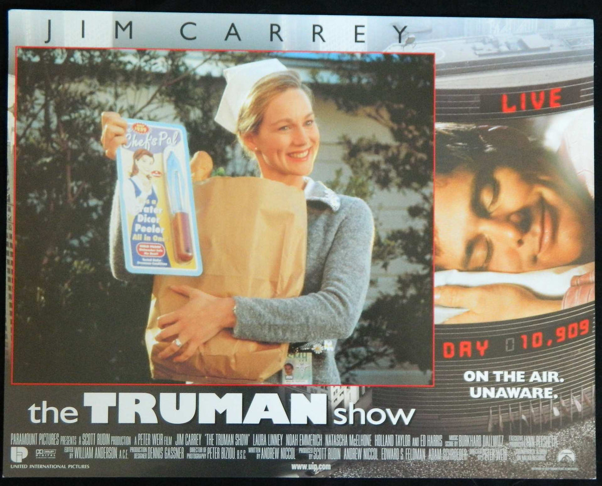 THE TRUMAN SHOW (5) (1998) — Original Australian Lobby Card