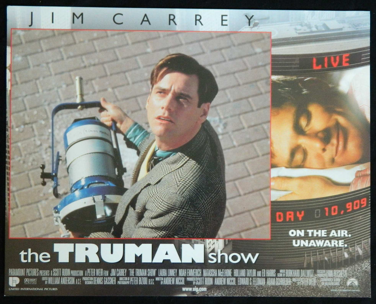 THE TRUMAN SHOW (8) (1998) — Original Australian Lobby Card