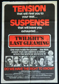 TWILIGHTS LAST GLEAMING  (1977)— Original Australian one sheet movie poster