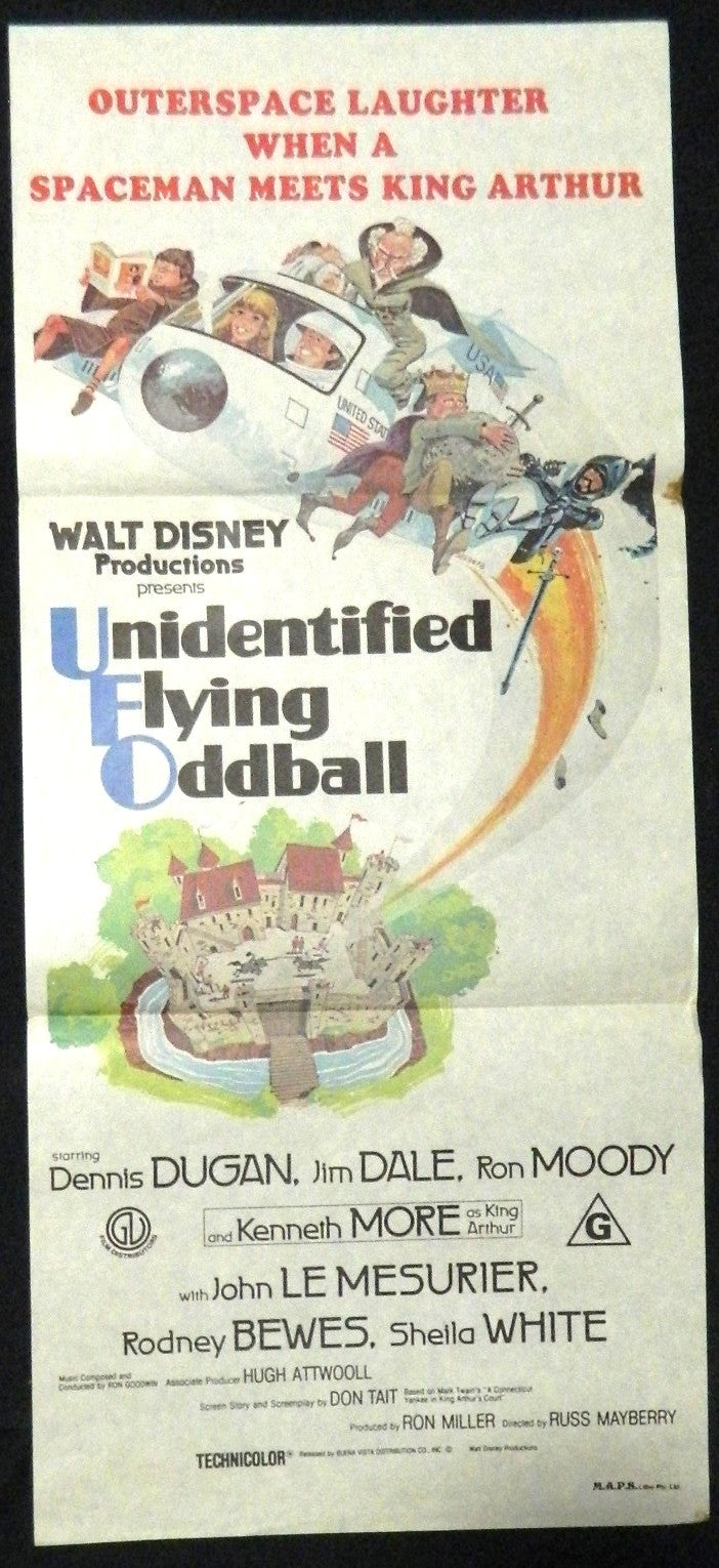 UNIDENTIFIED FLYING ODDBALL  (1979)— Original Australian daybill movie poster