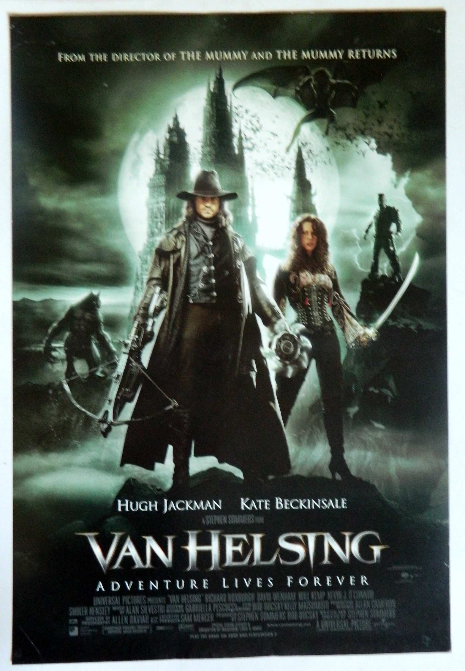 VAN HELSING  (2004)— Original Australian one sheet movie poster