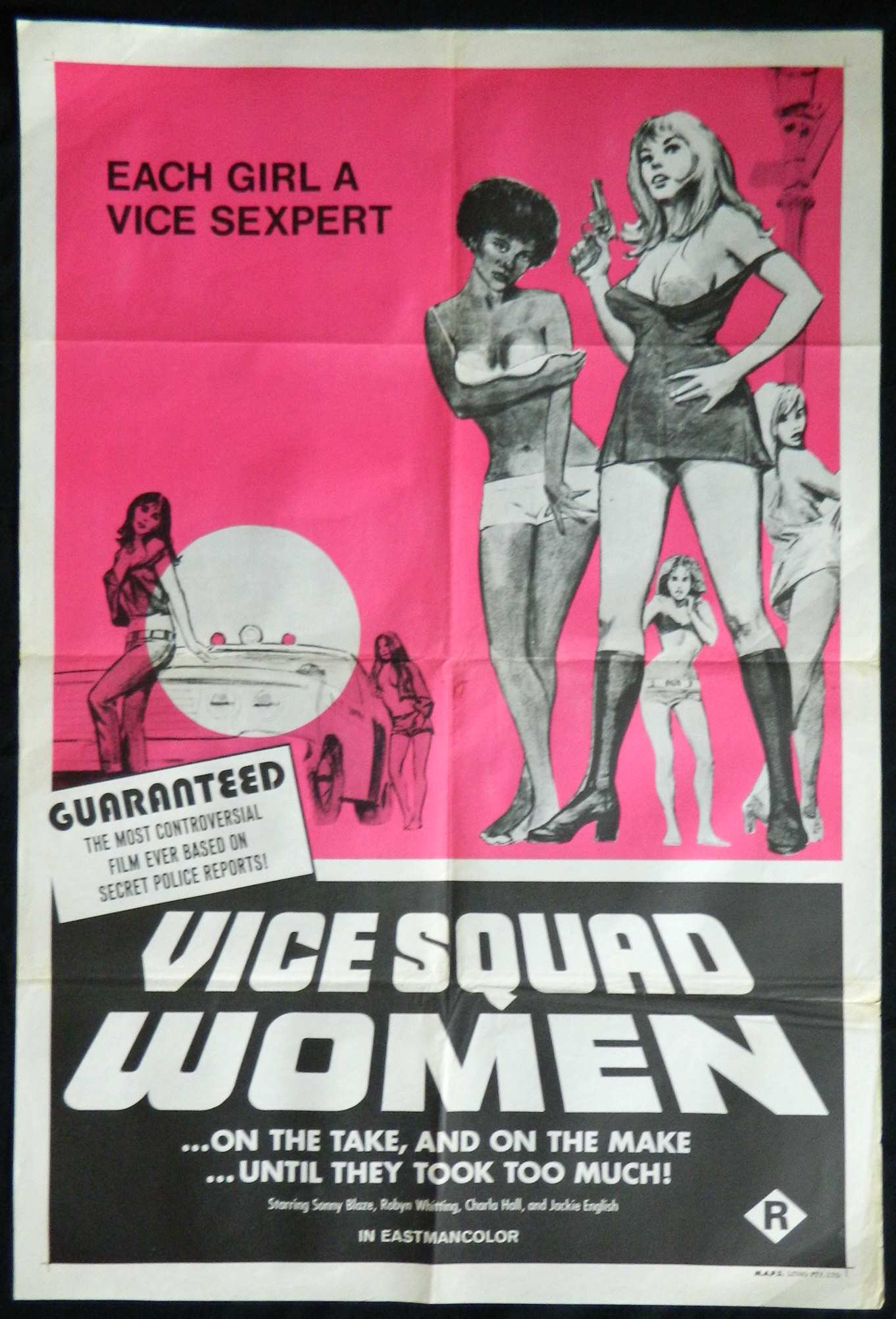 VICE QUAD WOMEN  (1973)— Original Australian one sheet movie poster