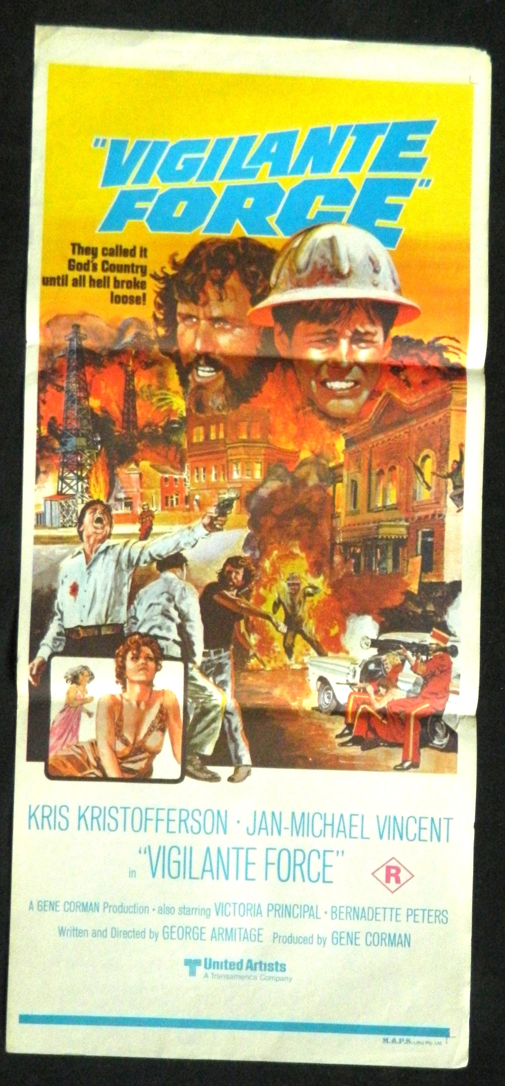 VIGILANTE SOURCE  (1976) — Original Australian daybill movie poster