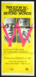 W  (1974) — Original Australian daybill movie poster