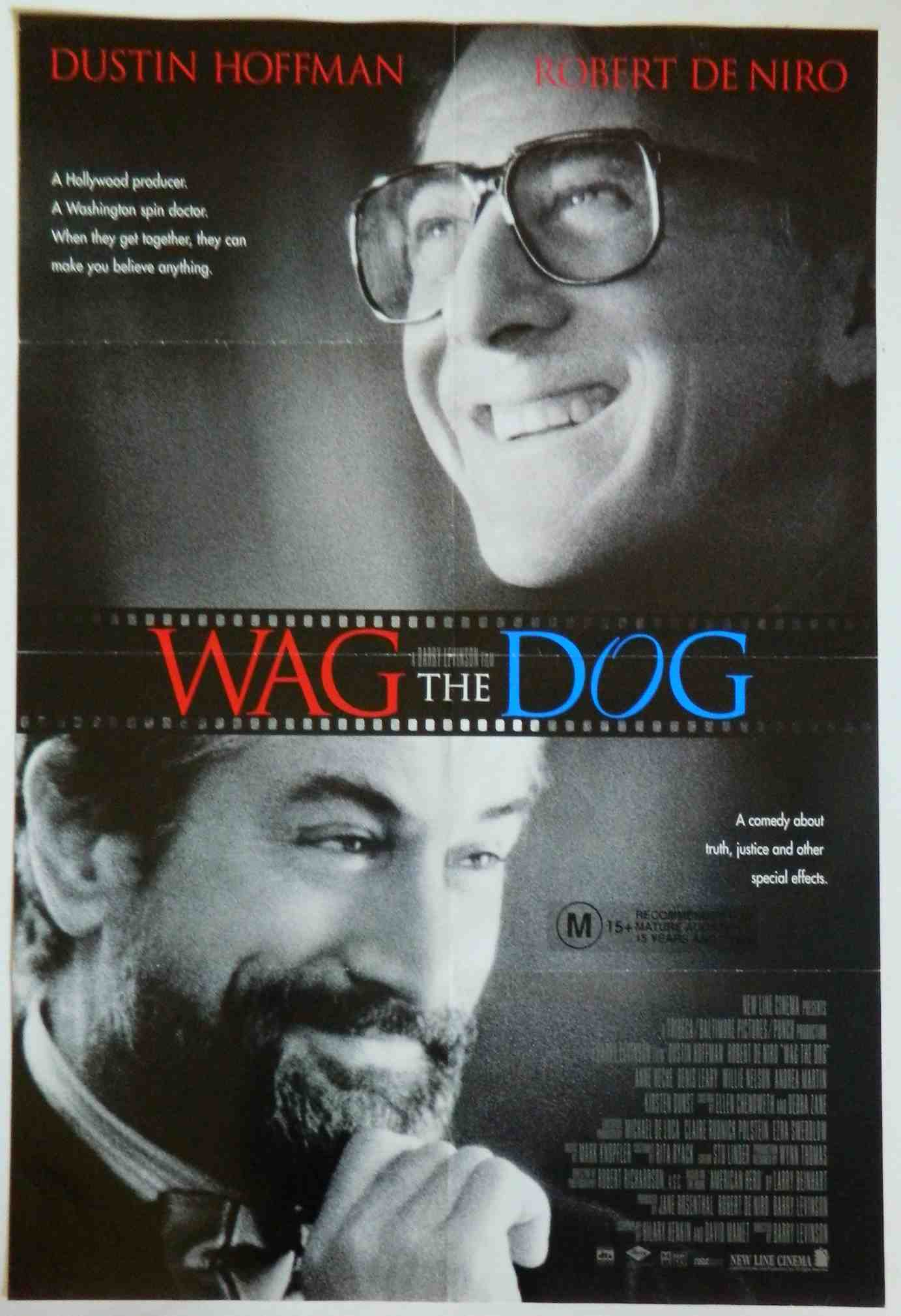 WAG THE DOG  (1997)— Original Australian one sheet movie poster