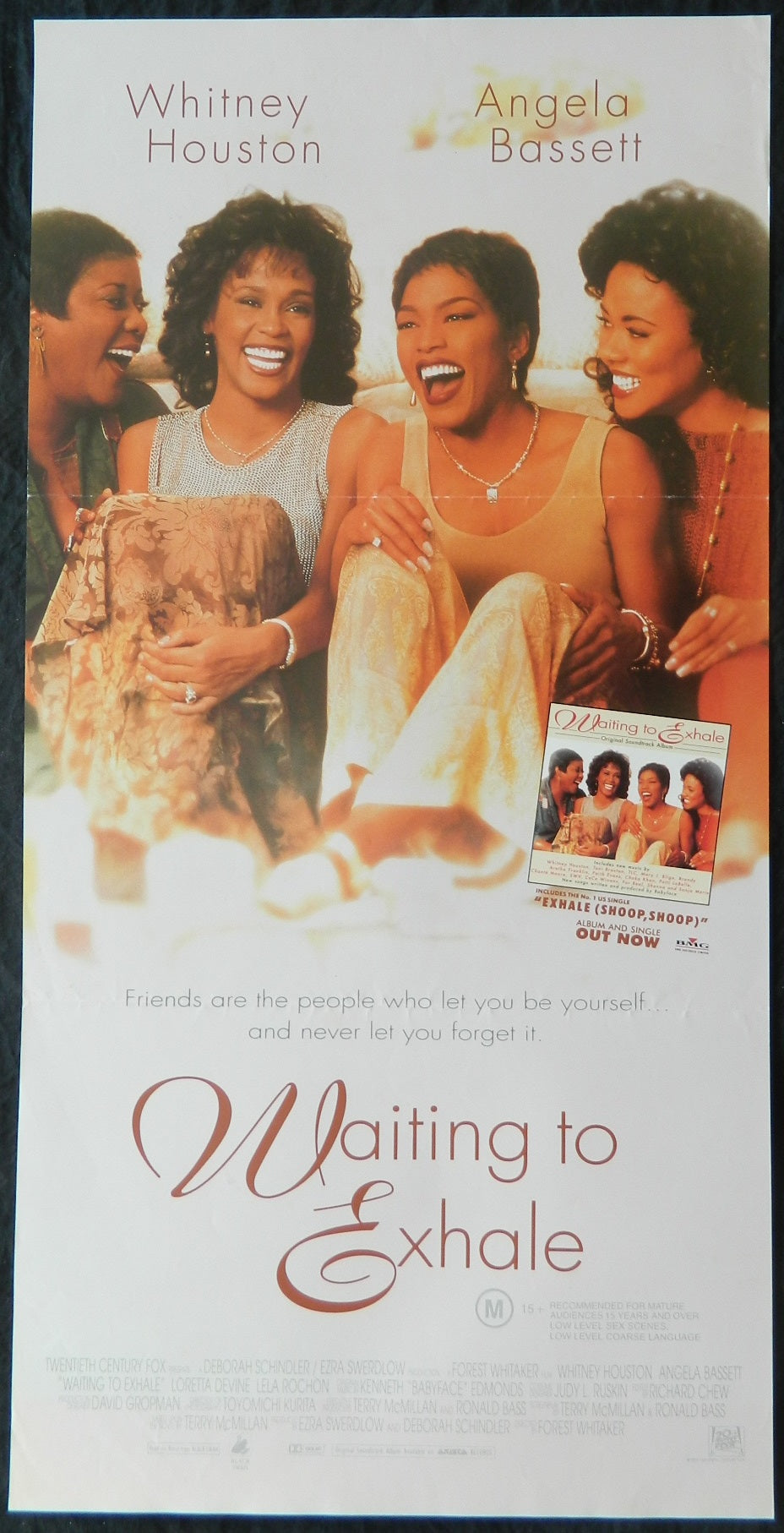 WAITING TO EXHALE (1995) — Original Australian daybill movie poster
