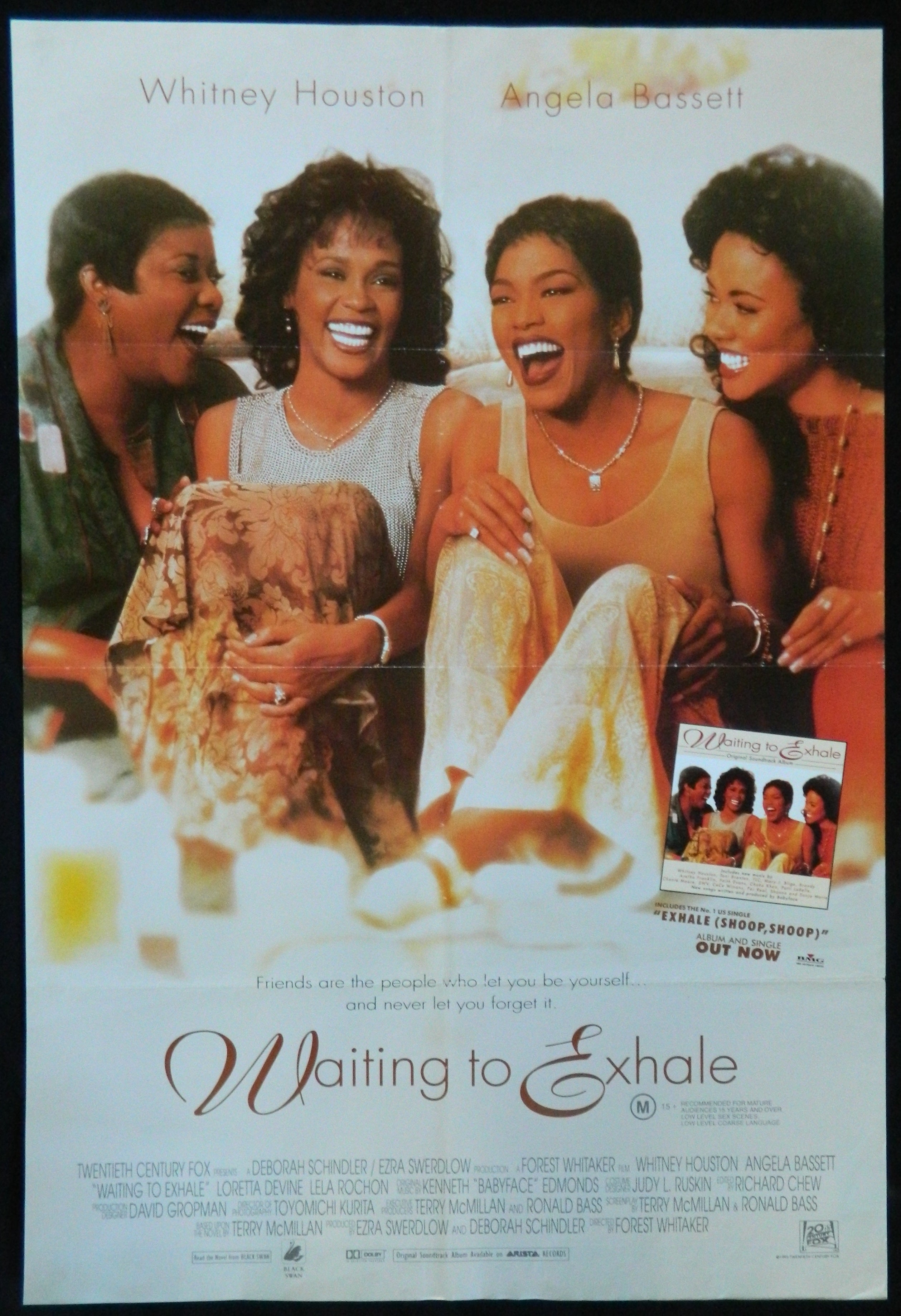 WAITING TO EXHALE  (1995)— Original Australian one sheet movie poster