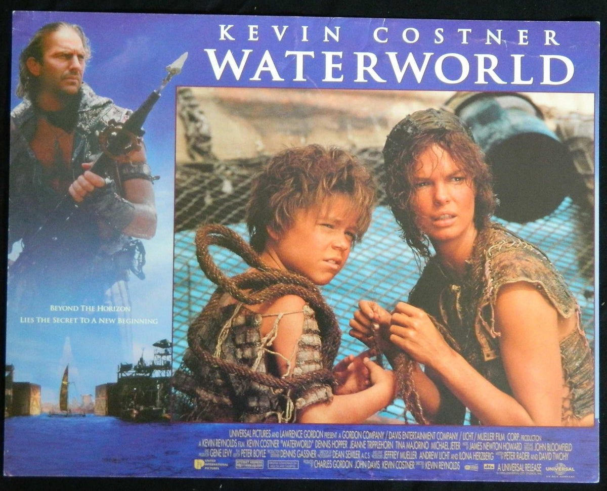 WATER WORLD (8) (1995) — Original Australian Lobby Card