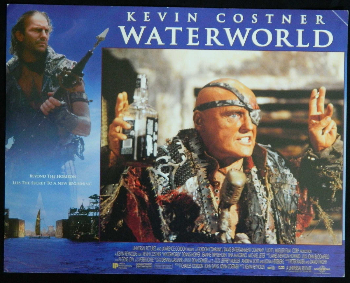 WATER WORLD (6) (1995) — Original Australian Lobby Card