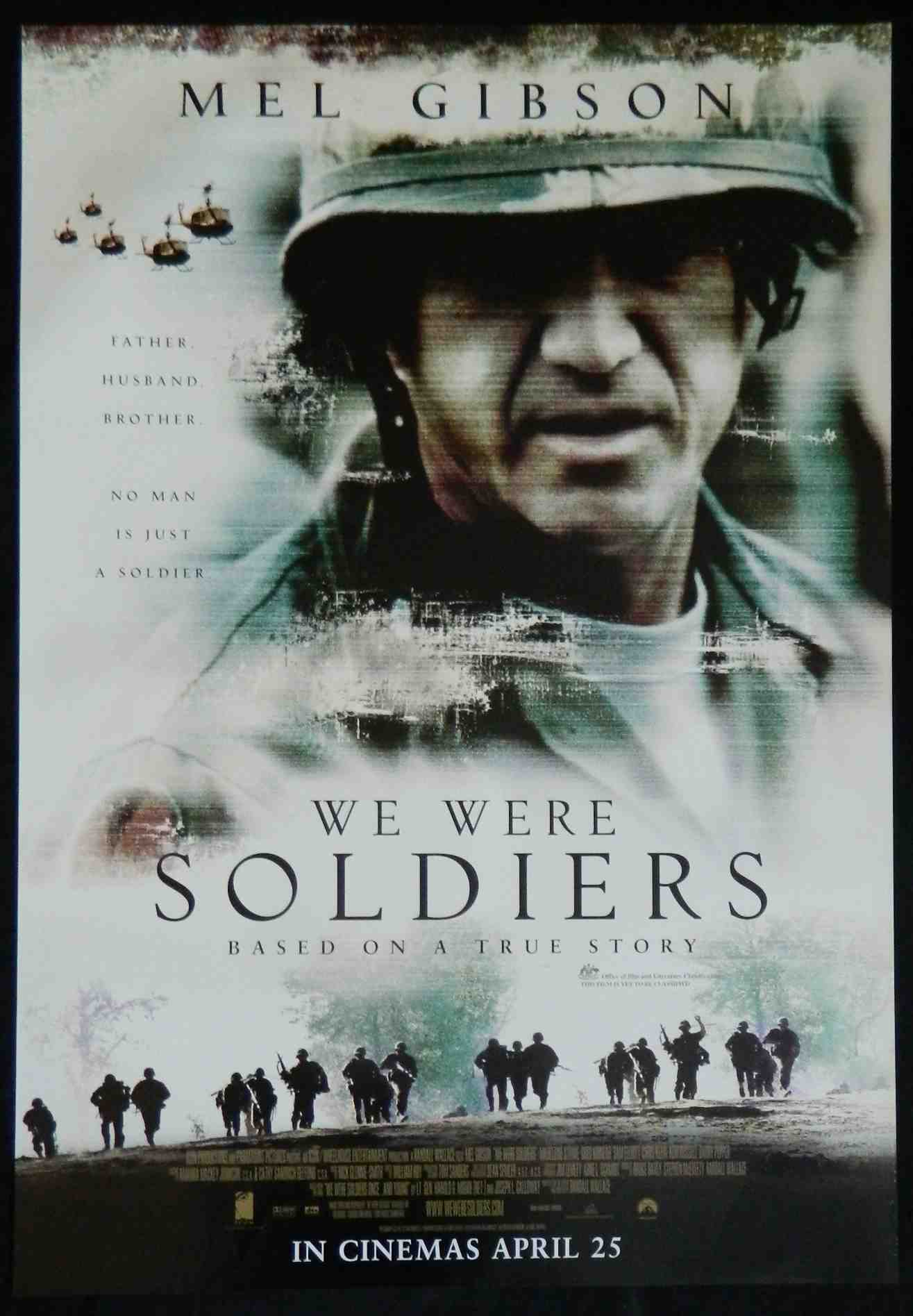 WE WERE SOLDIERS  (2002)— Original Australian one sheet movie poster