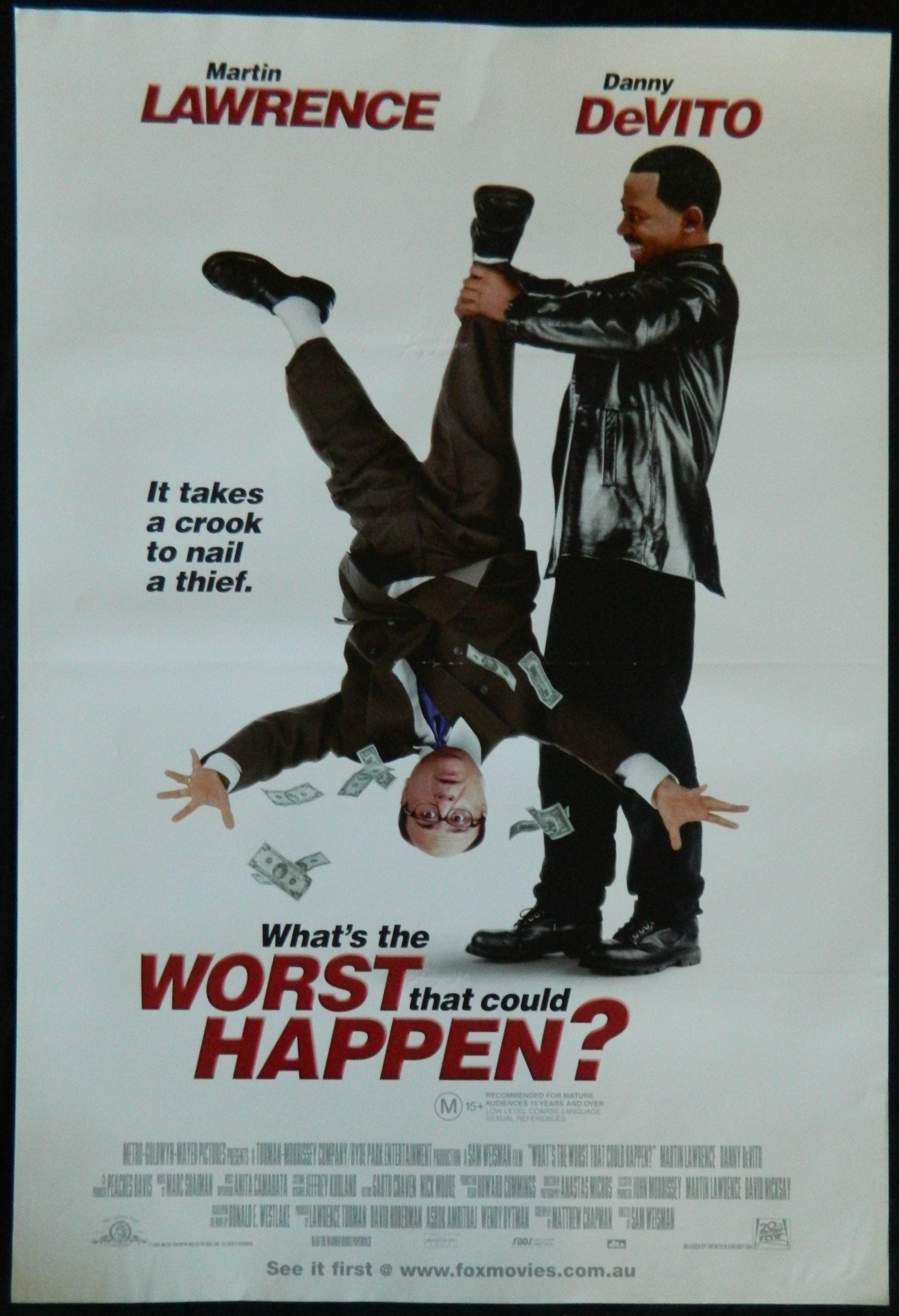 WHATS THE WORST THAT COULD HAPPEN  (2001)— Original Australian one sheet movie poster