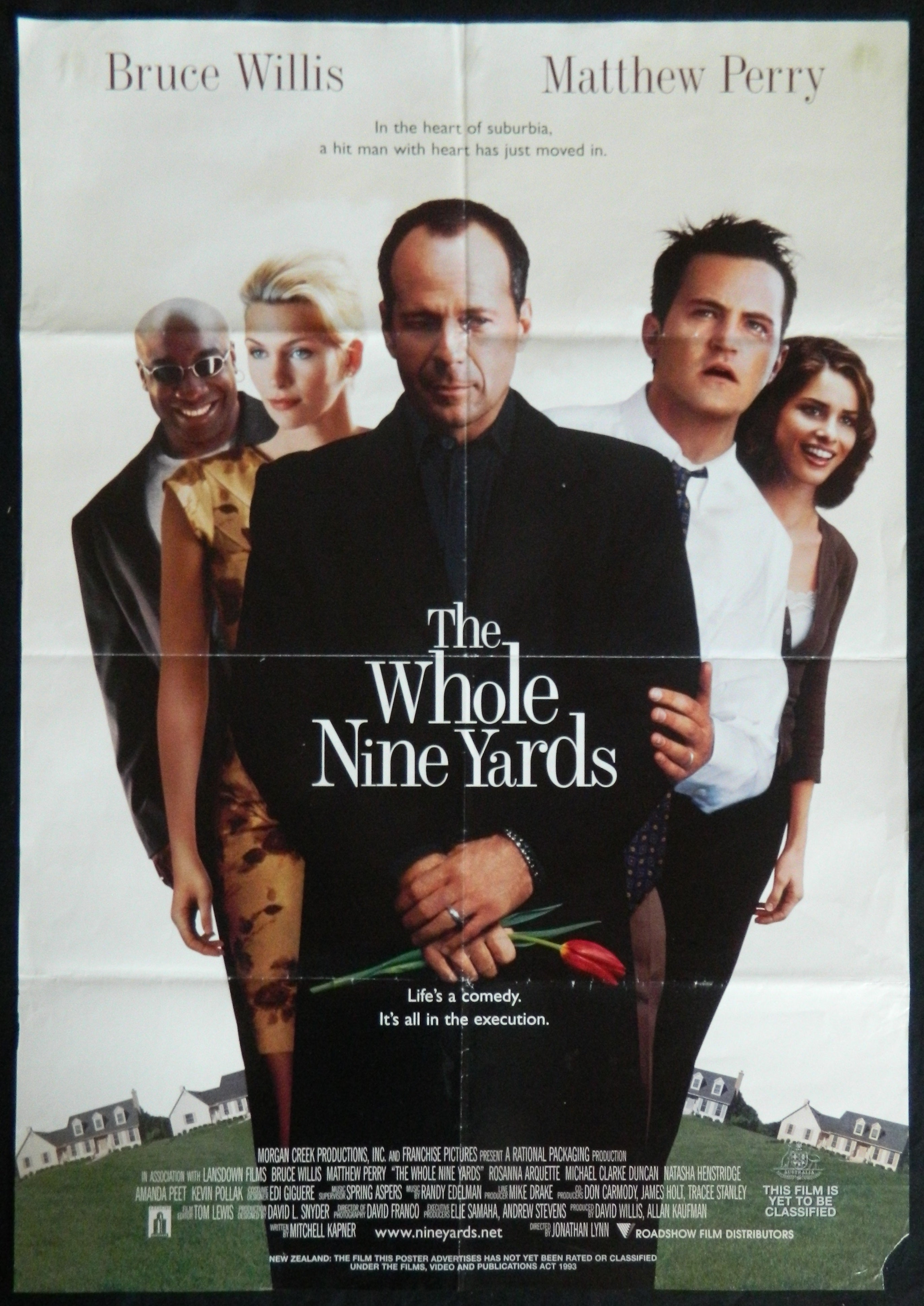 WHOLE NINE YARDS (2000)— Original Australian one sheet movie poster
