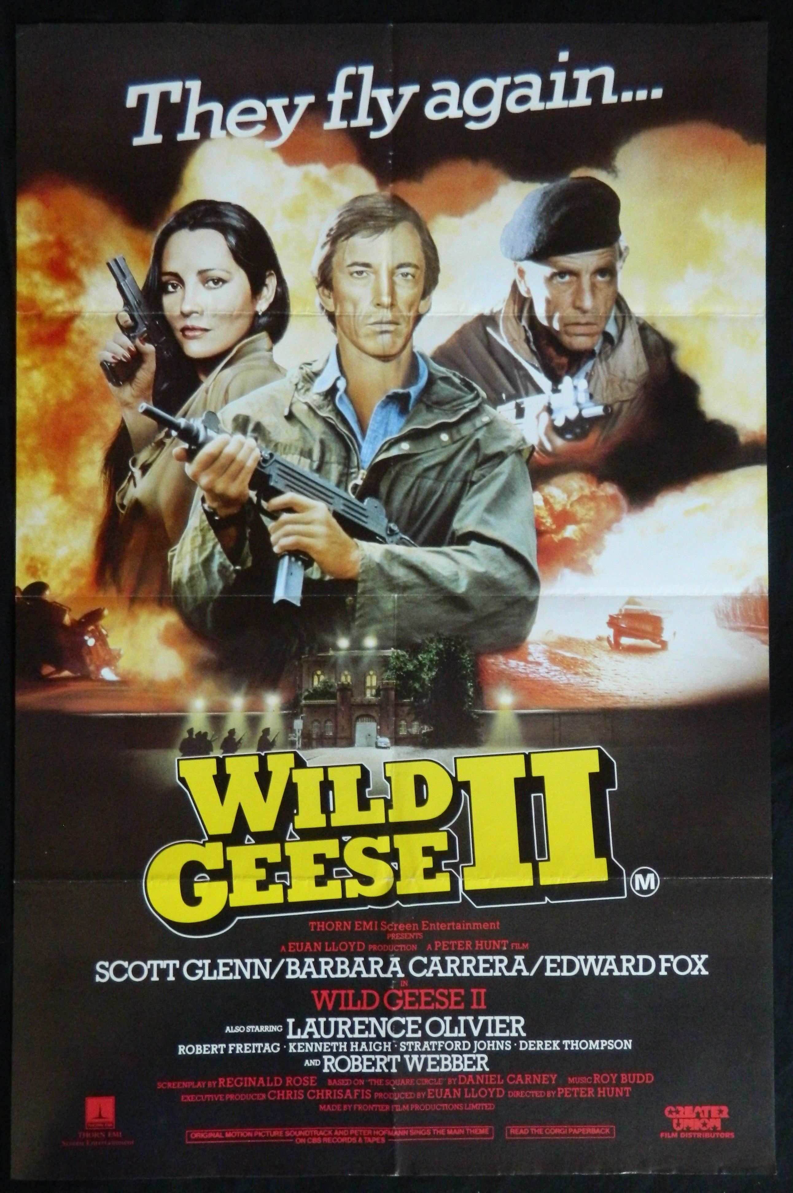 WILD GEESE 2 (1985)— Original Australian one sheet movie poster