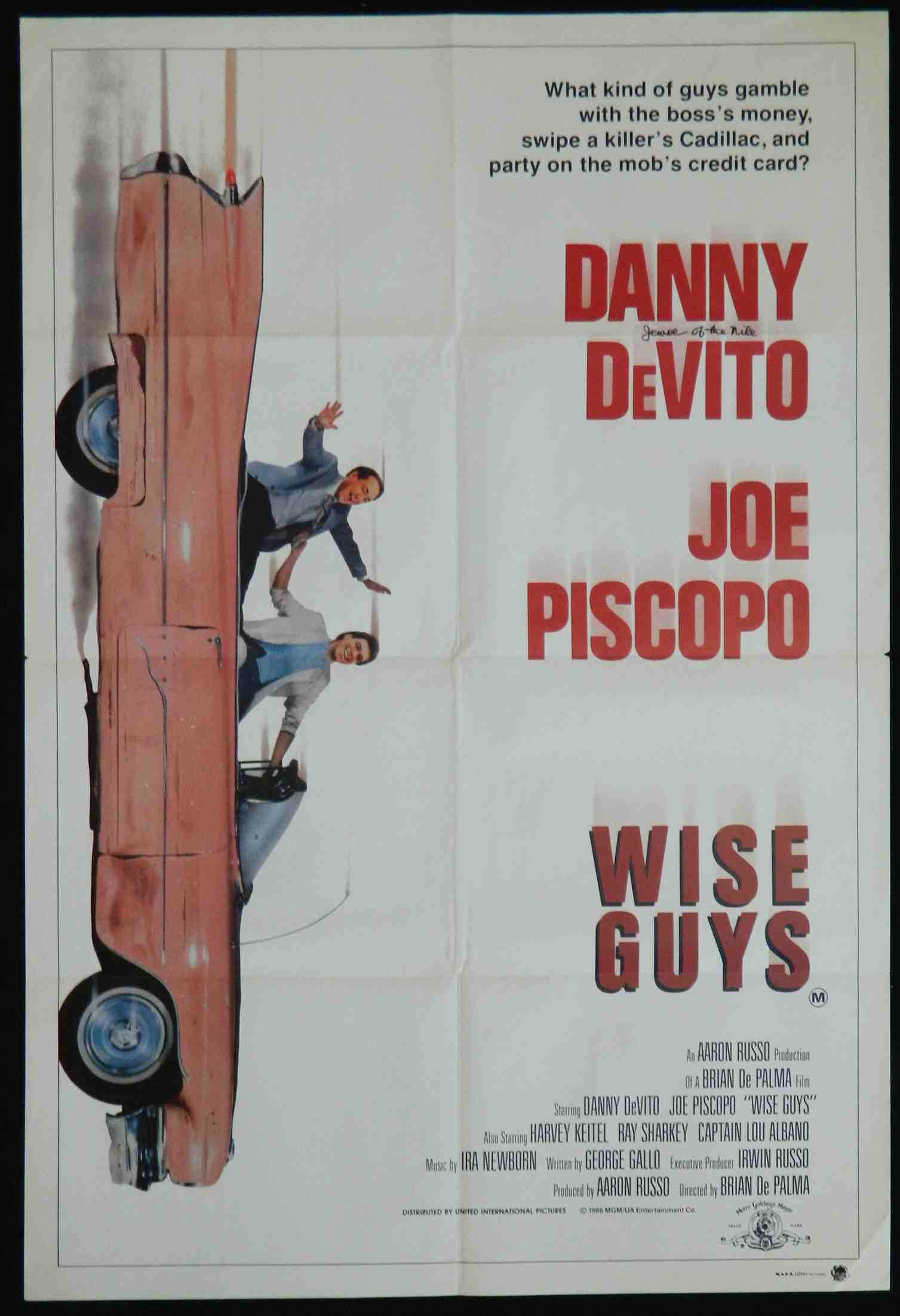 WISE GUYS  (1986)— Original Australian one sheet movie poster
